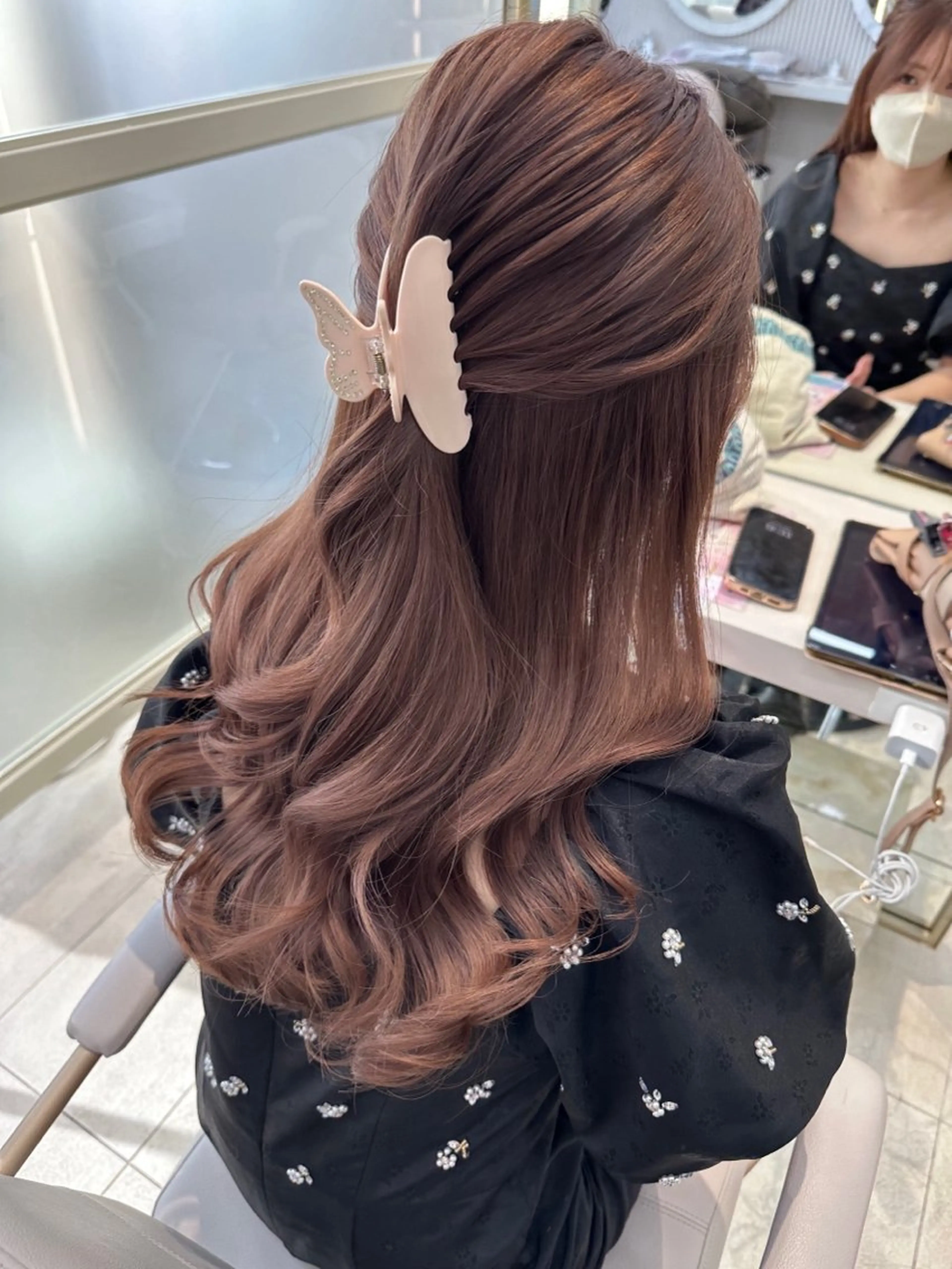 ロング oto🎀×美髪× シースルー前髪🤍のヘアスタイル