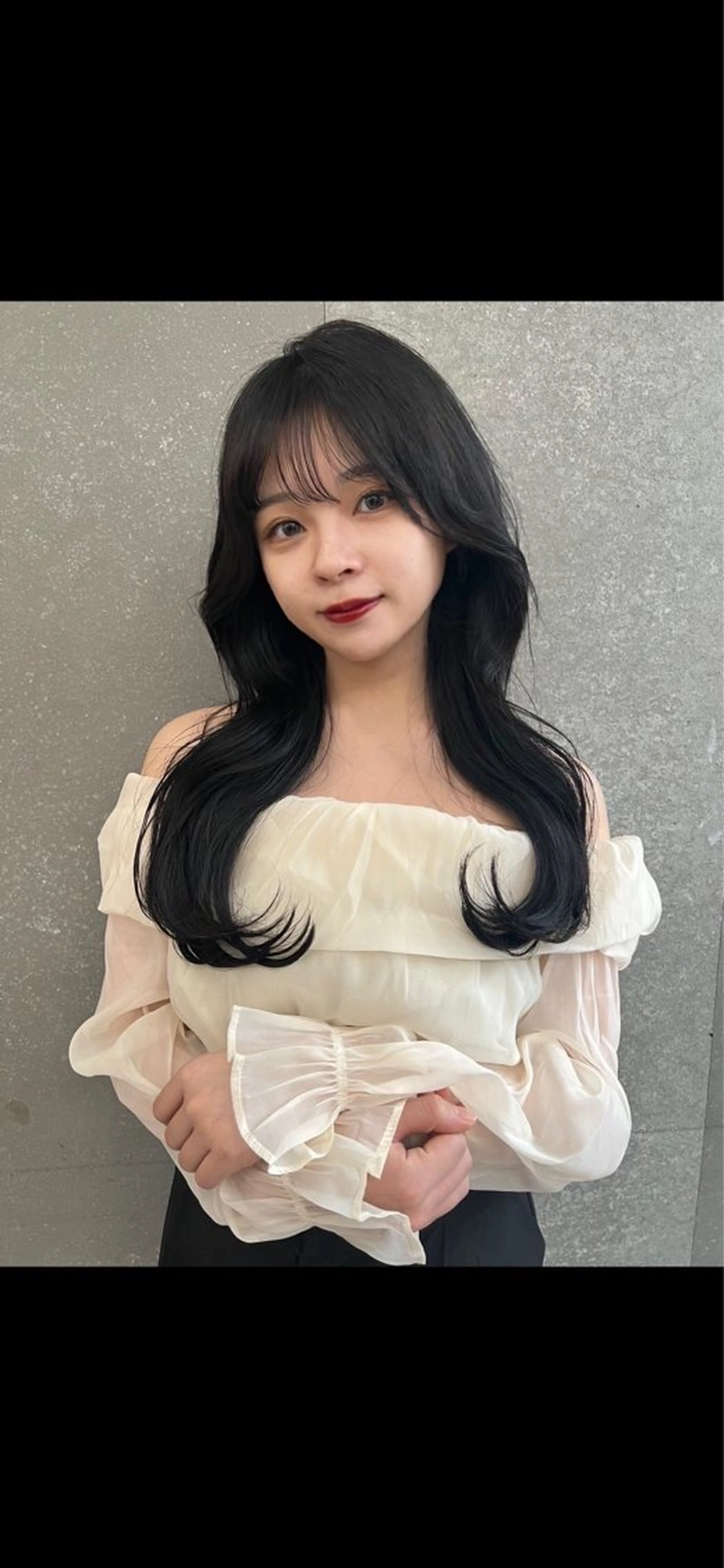 ミディアム カラー 山崎/ボブ縮毛矯正 レイヤー髪質改善のヘアスタイル