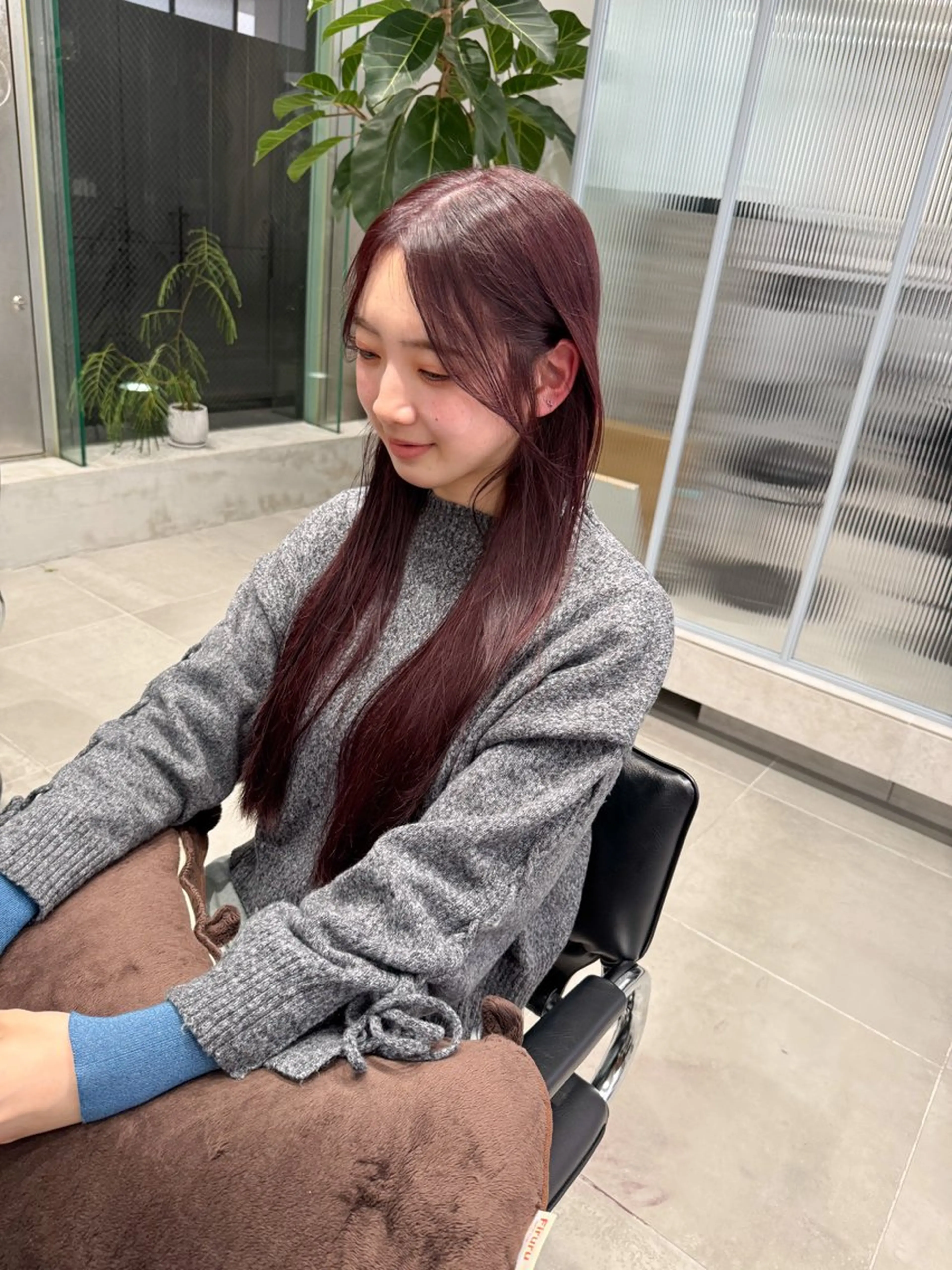 ロング カラー ヘアカラー ひかり／ショート ／似合わせカットのヘアスタイル