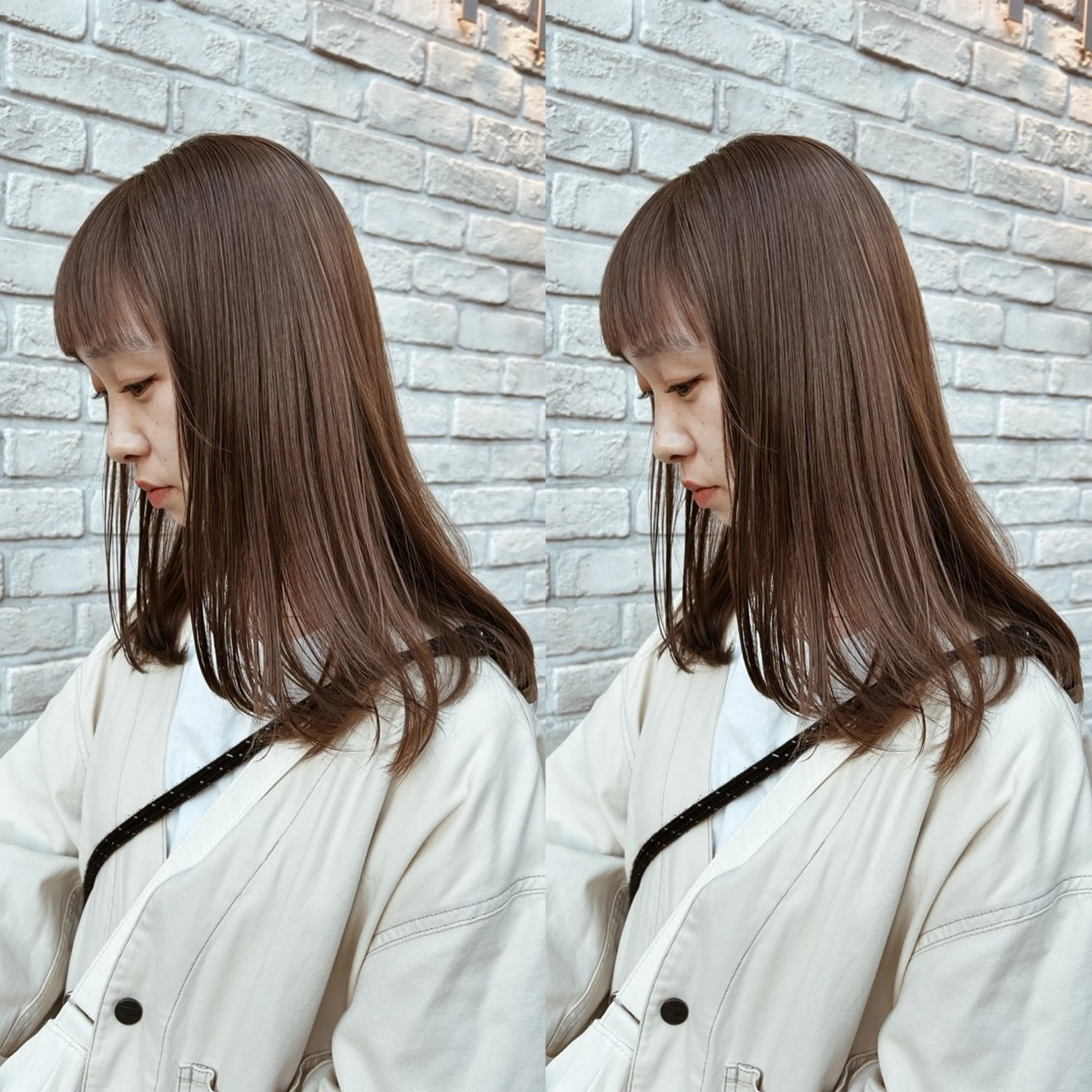 ロング カラー 透明感カラー グレージュ カット ヘアカラー トリートメント acoron.武蔵小杉所属・🌴aoi. / 海外style🌴のヘアスタイル