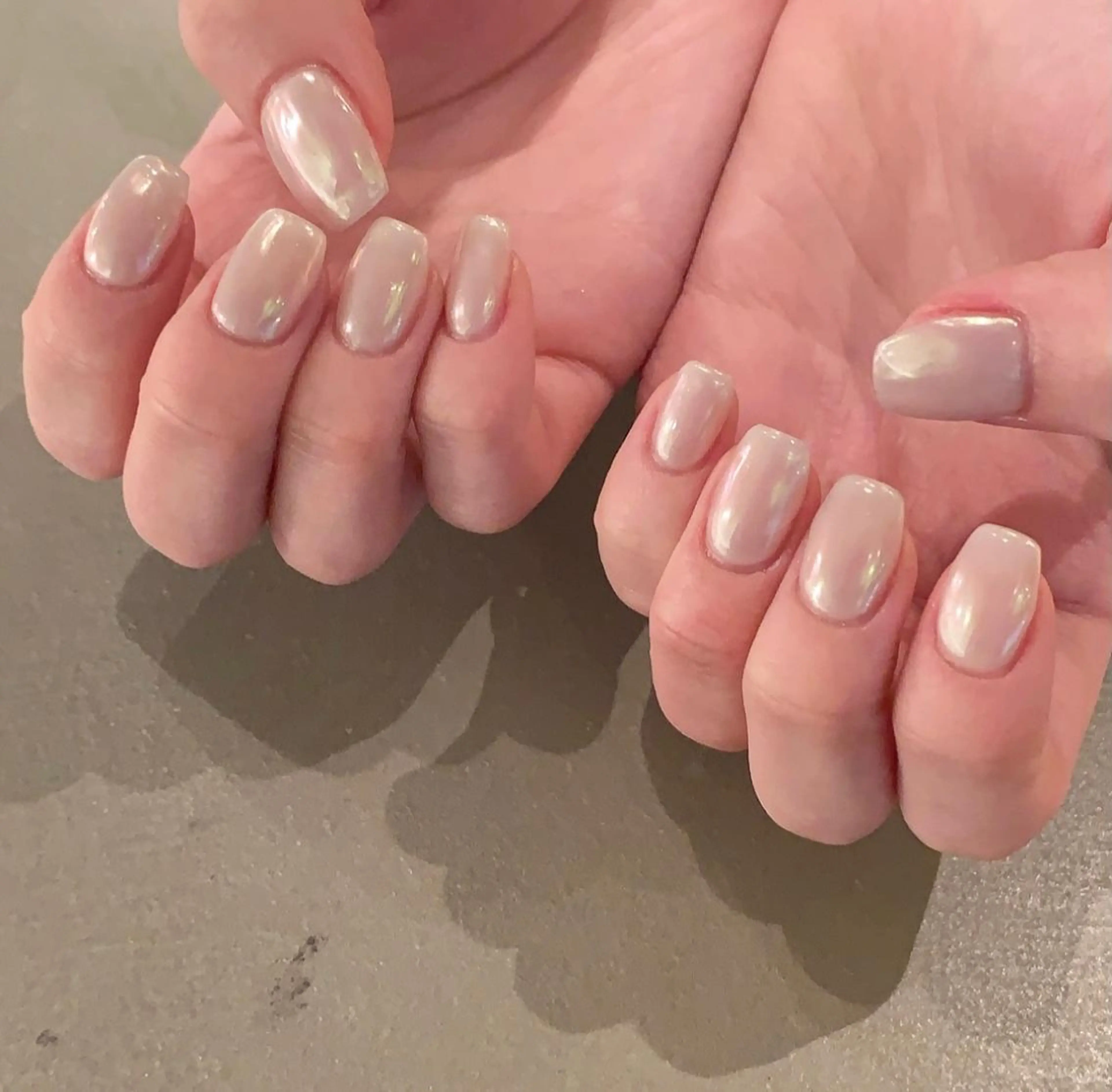 ネイル ミラーネイル にしぐち はるかのネイルデザイン