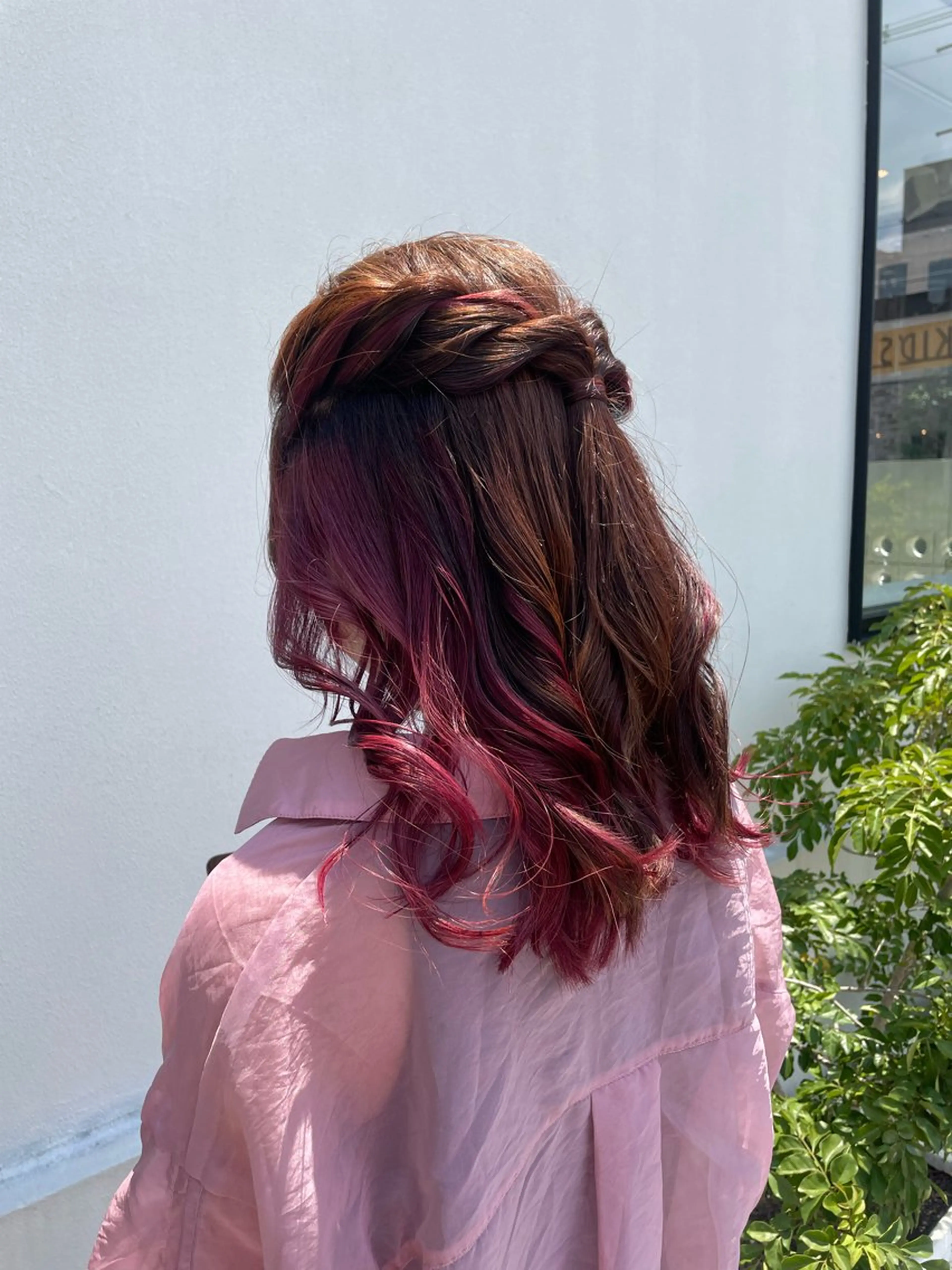 セミロング カラー ゴトウ  アヤ bisou hairのヘアスタイル