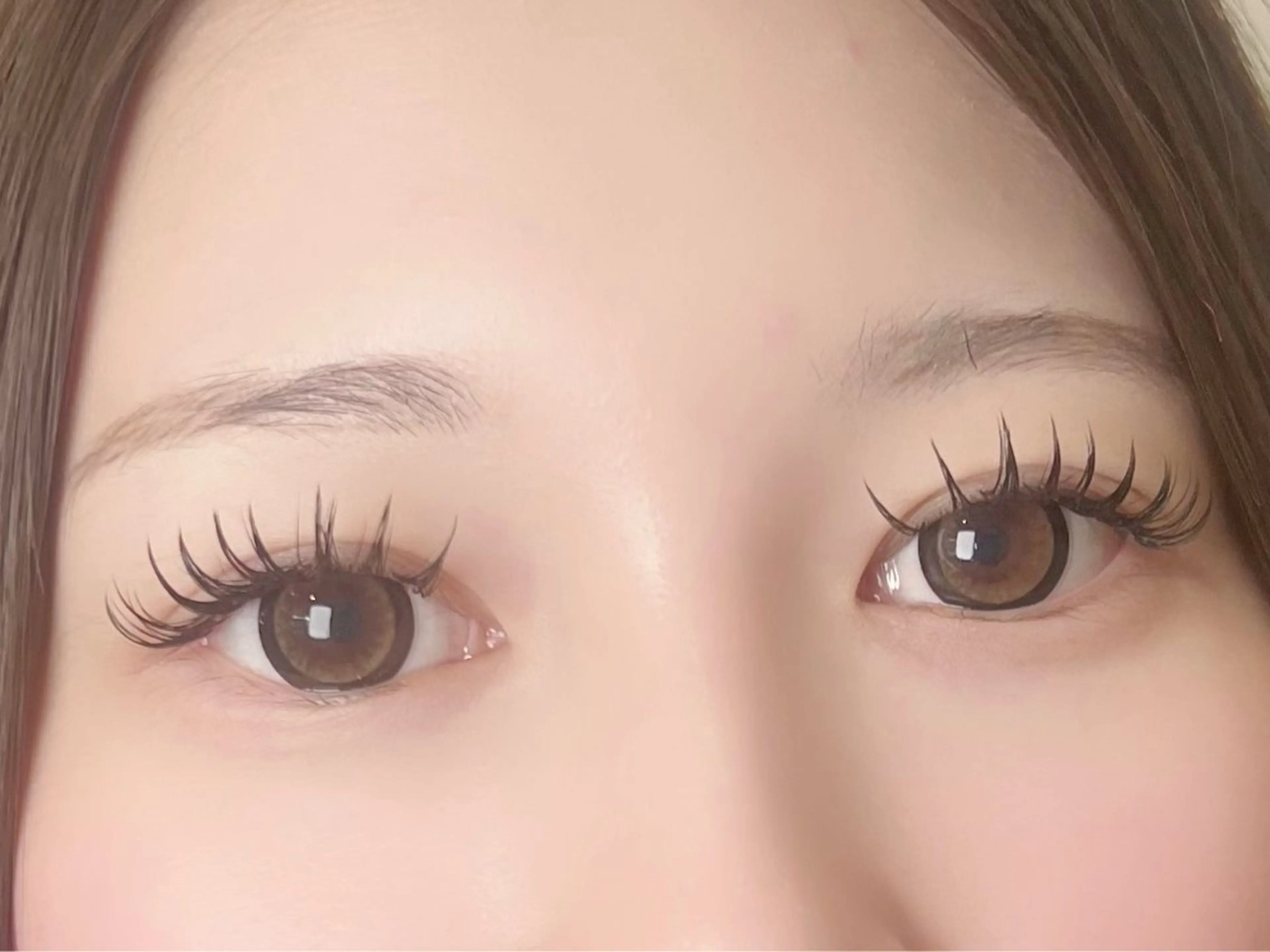 マツエク・マツパ 束感/ナチュラル/ mikuのマツエク・マツパデザイン