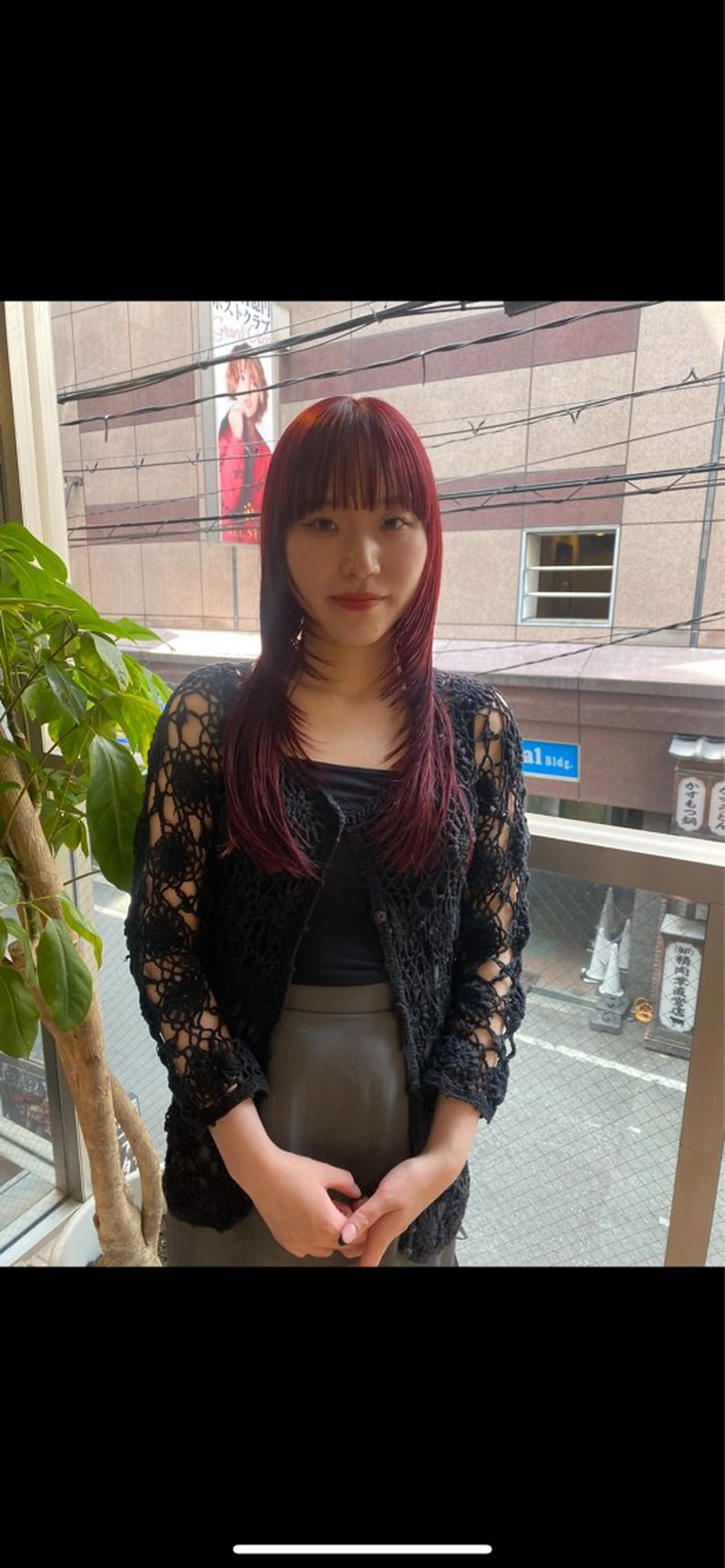 ロング カラー レッドカラー GIVET (ジヴェ)所属・撮影モデル募集 🦋soemikaのヘアスタイル