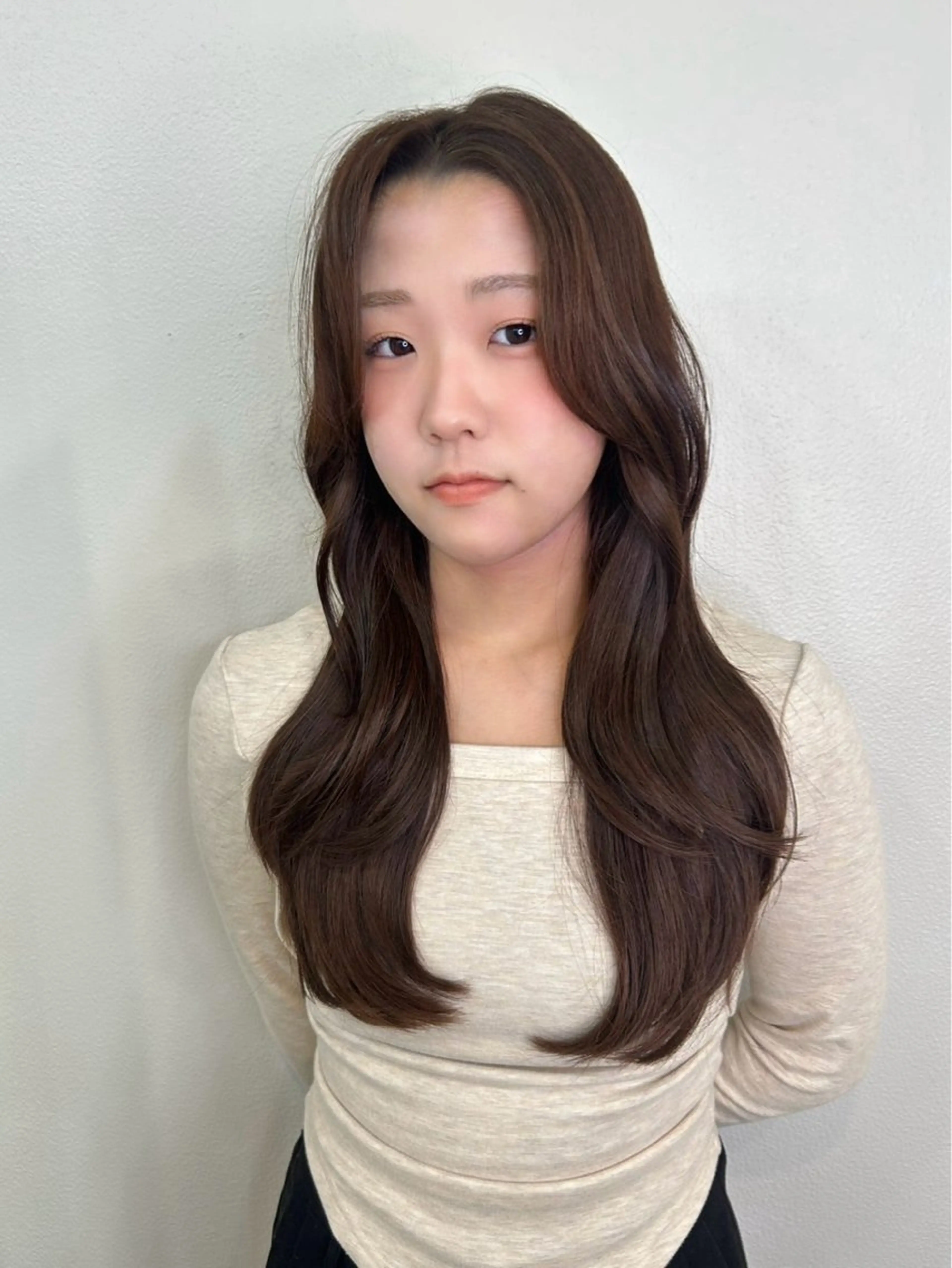 ロング カラー ヘアカラー 柔らかカラー🤎 luna🧸🤎のヘアスタイル