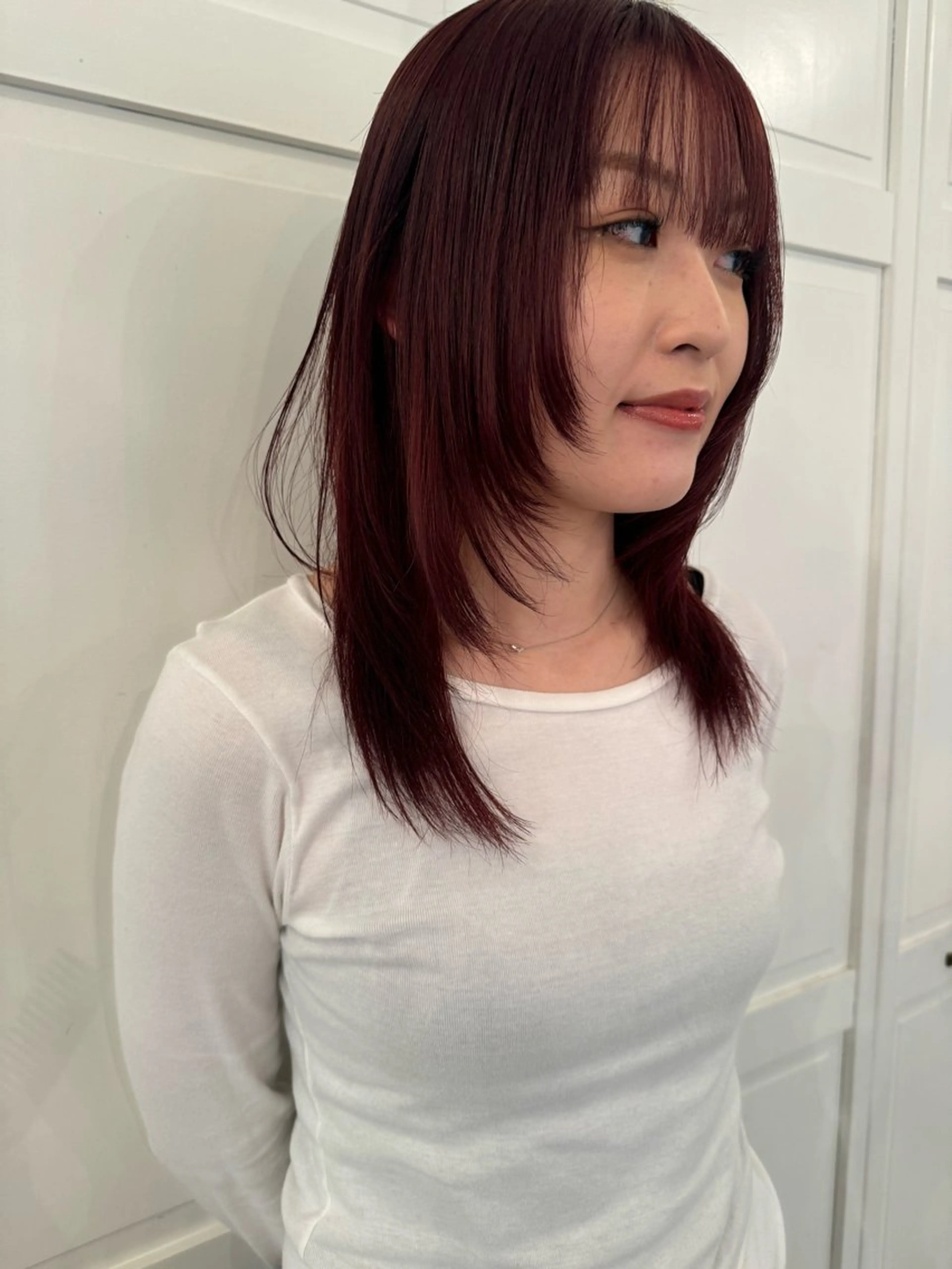 カラー ヘアカラー ブリーチカラー🎀 韓国風/寺門美優のヘアスタイル