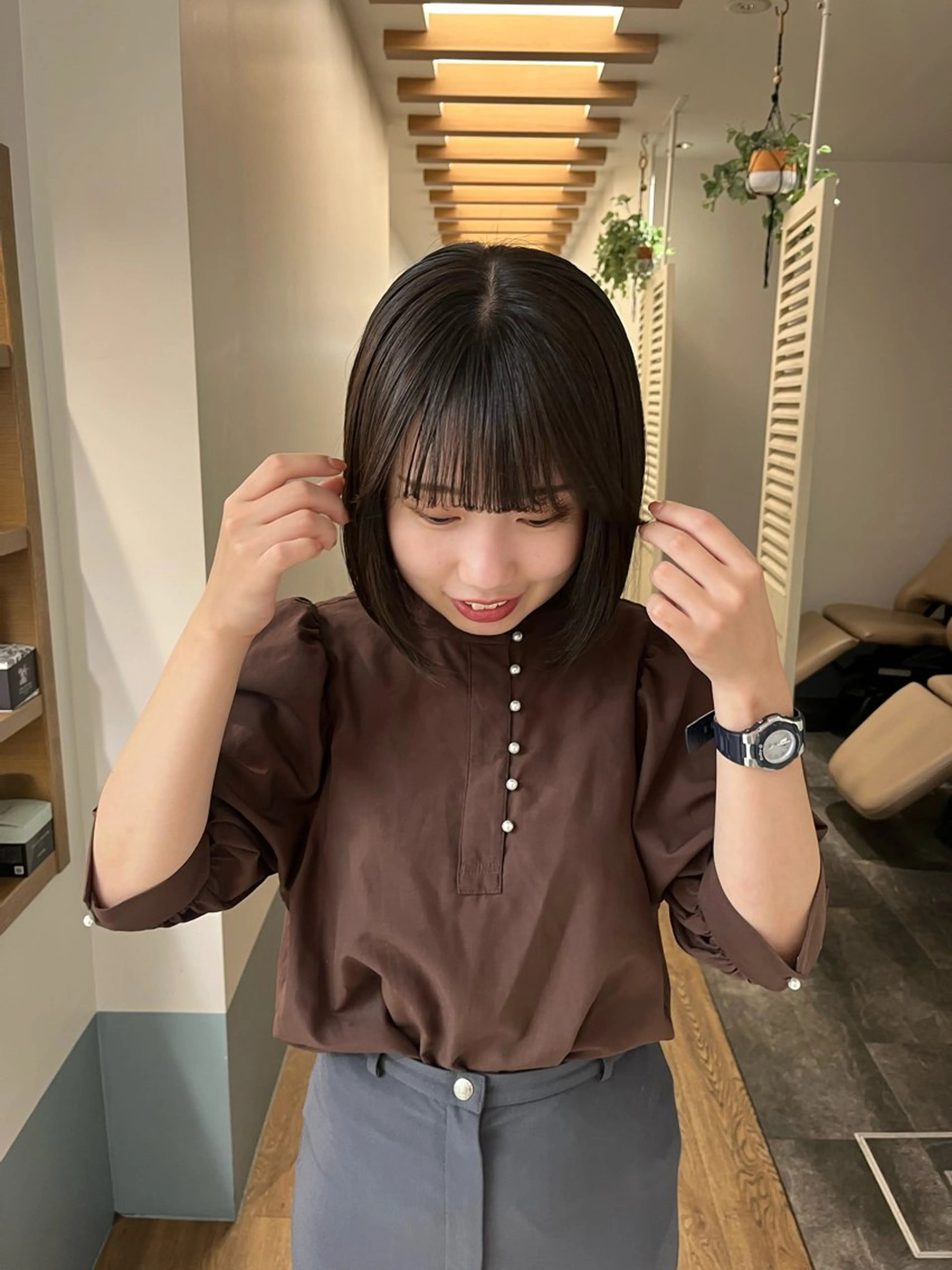 ミディアム るな/暖色、 ベージュカラー🎀のヘアスタイル