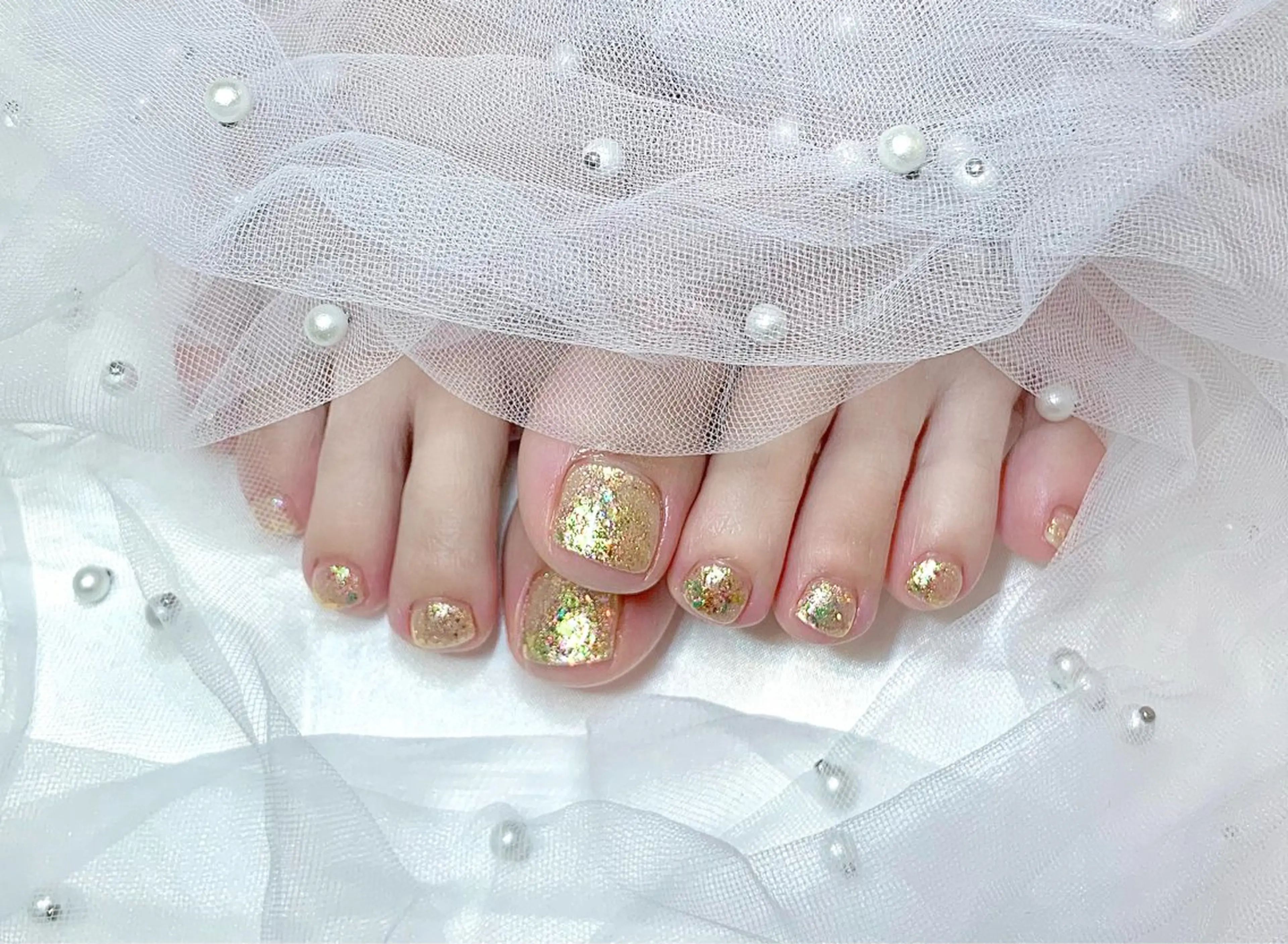 ネイル フットネイル 韓国ネイル ワンカラーネイル フットネイル Chat　noir所属・【chatnoir】 MIYUのネイルデザイン