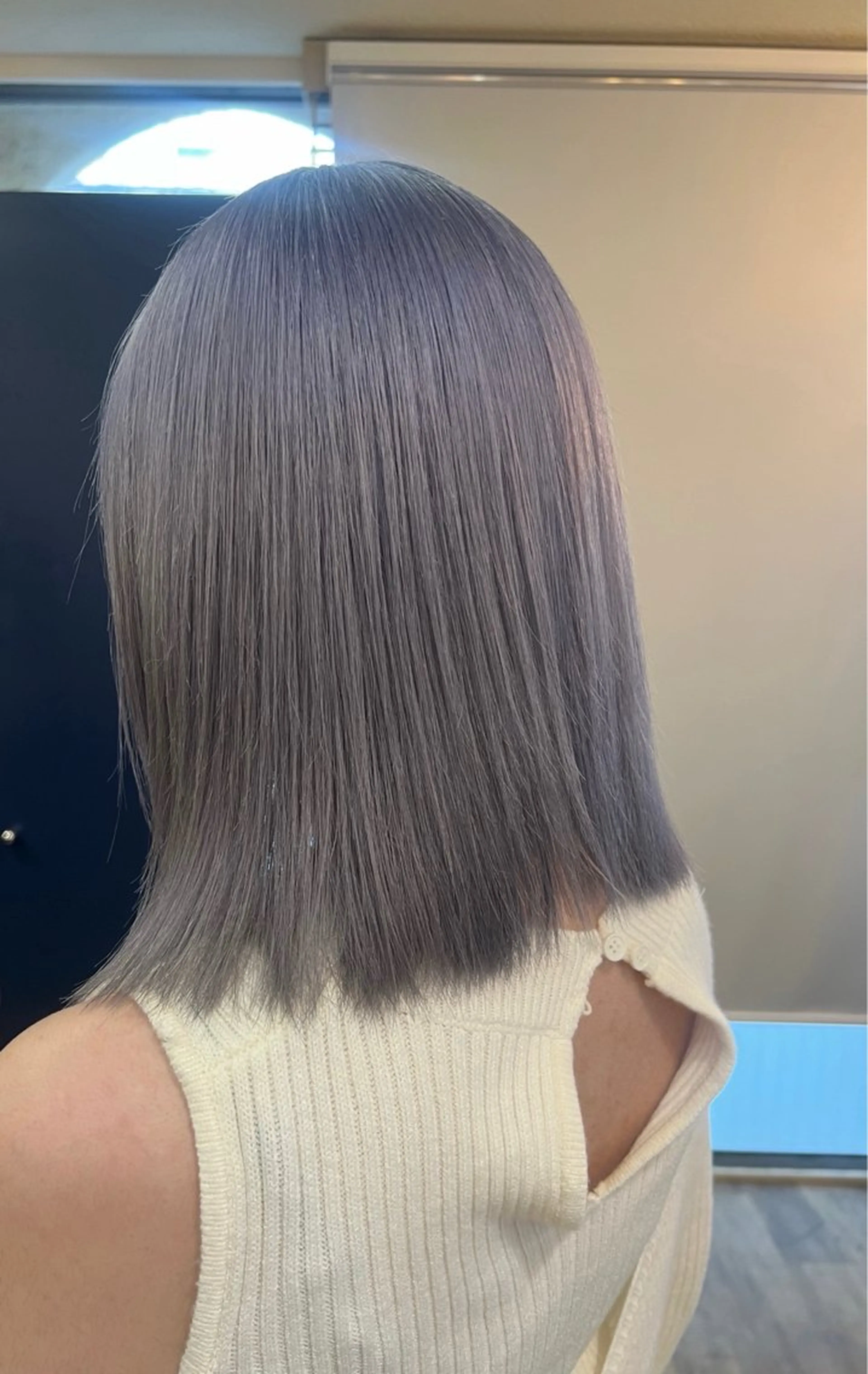 ミディアム アッシュ アッシュグレー ヘアカラー 💥Miyuu💥 『柏』のヘアスタイル