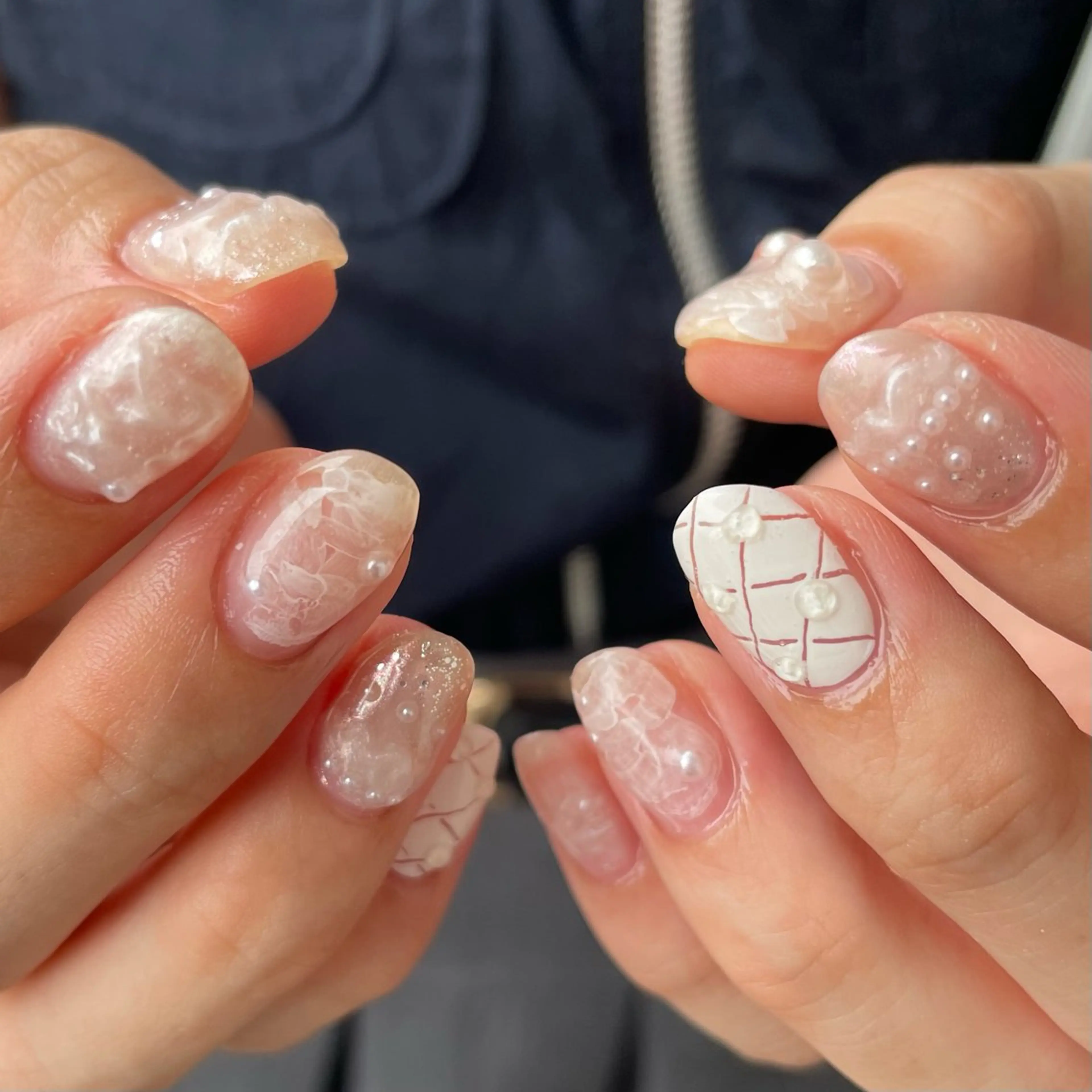 ネイル ハンドネイル カメレオン京橋🌻 草葉由佳のネイルデザイン