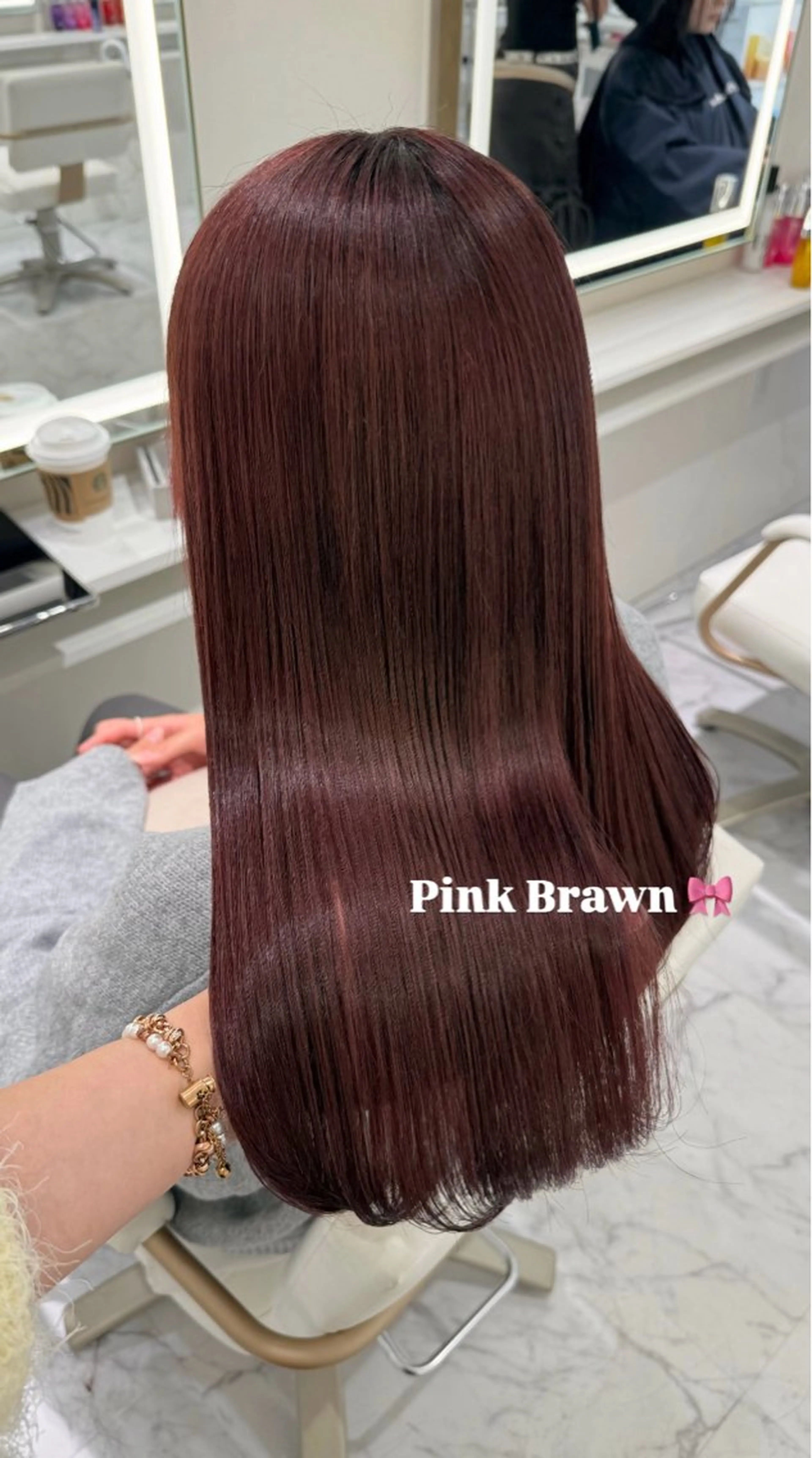 ロング カラー ヘアカラー ParveMix🎀 稲垣詞葉のヘアスタイル