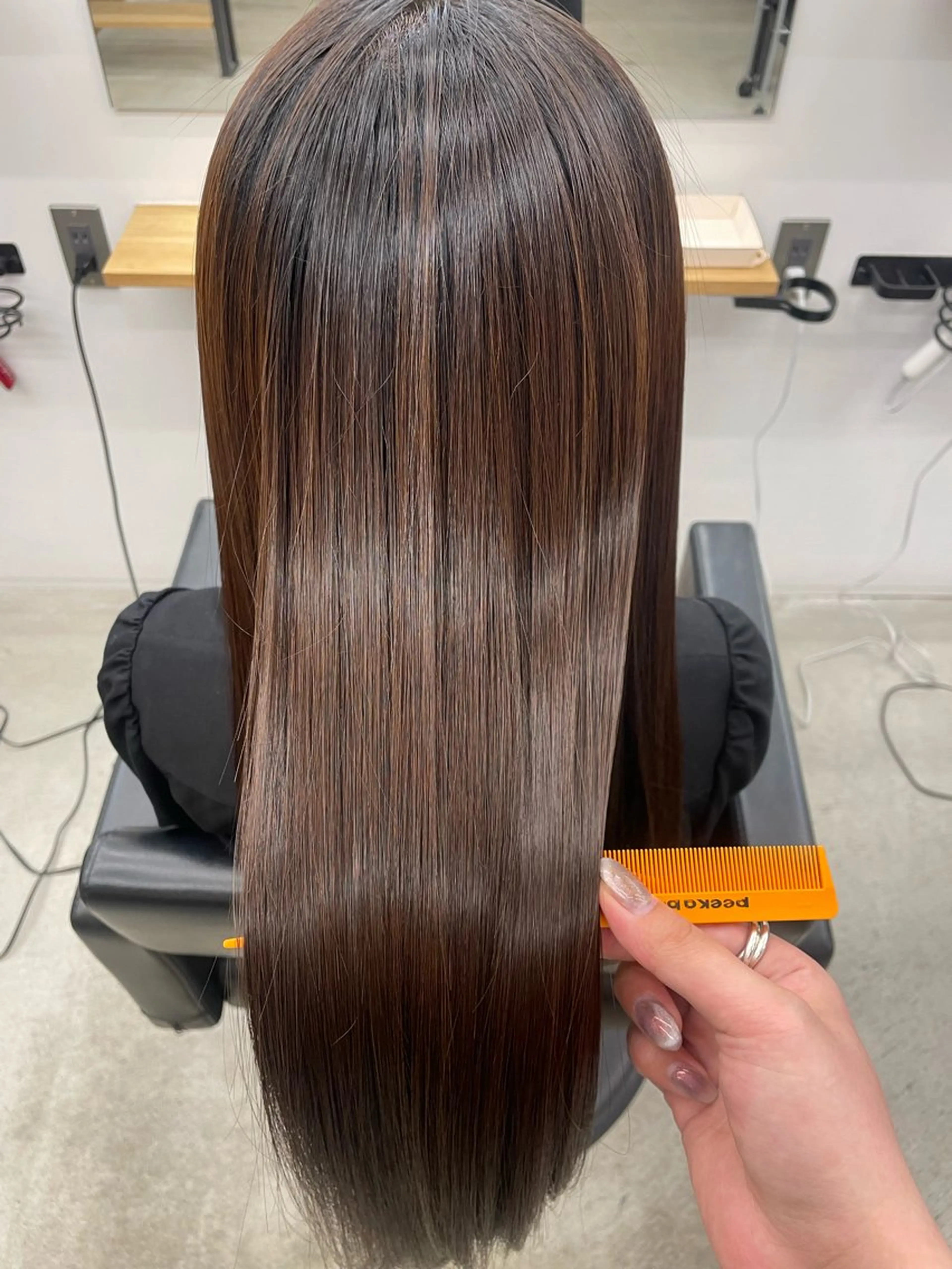 ロング 髪質改善 トリートメント 髪質改善/ハイライト /🌈瀧澤夕花のヘアスタイル