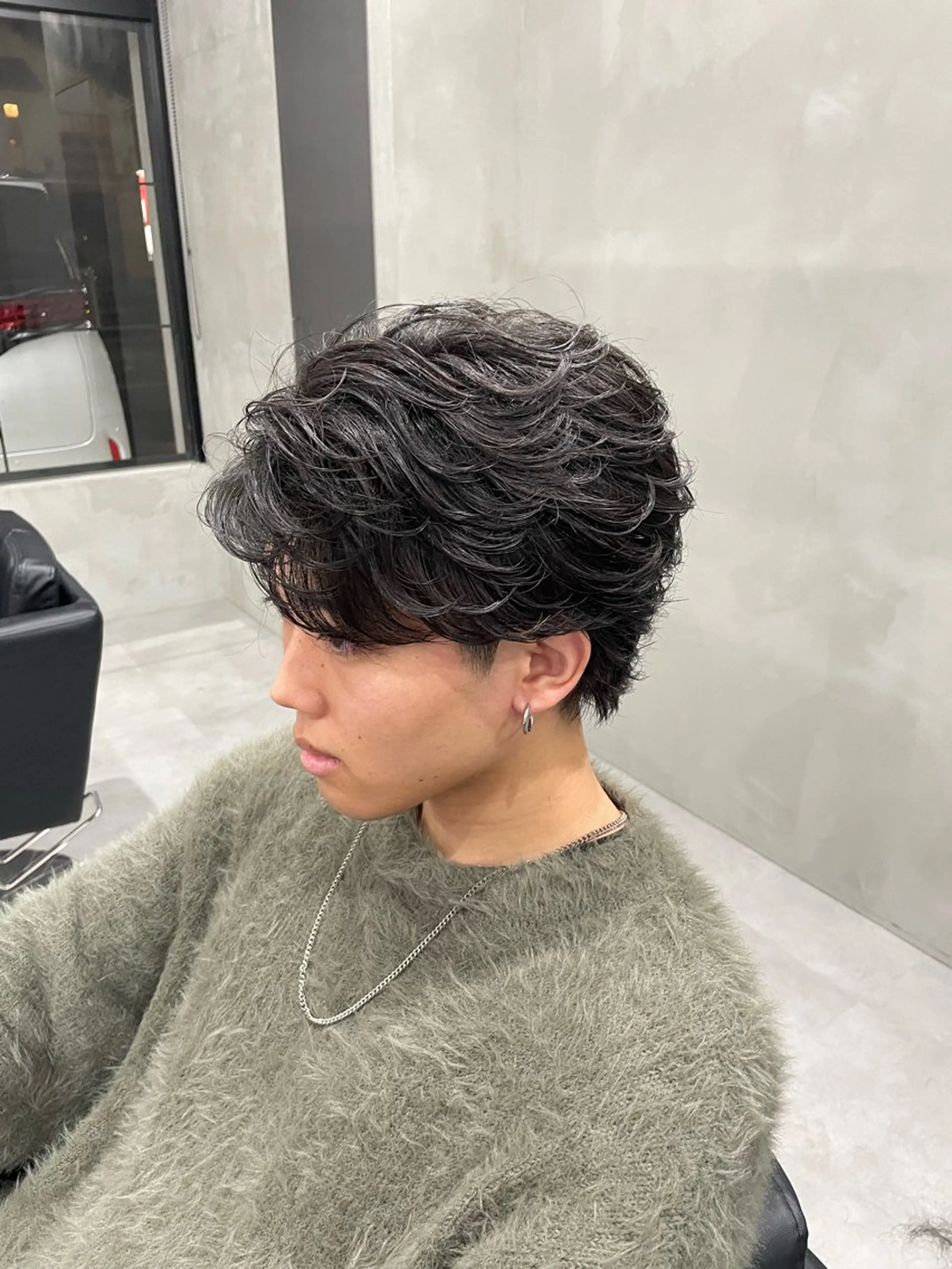 メンズ限定✂️フェザーパーマ+カットの写真