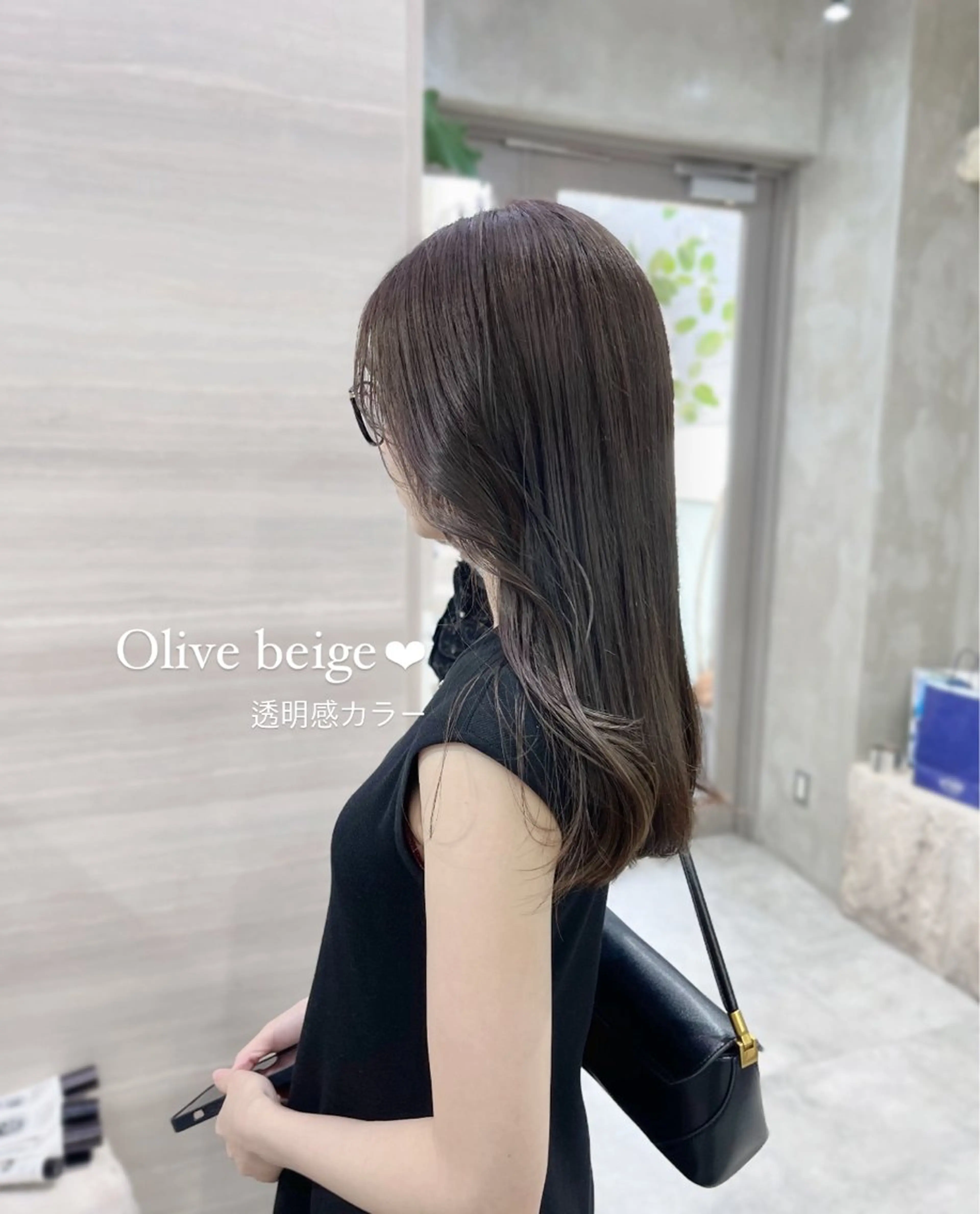 ロング カラー 透明感カラー ナツミ/透明感カラー /酸性ストレートのヘアスタイル