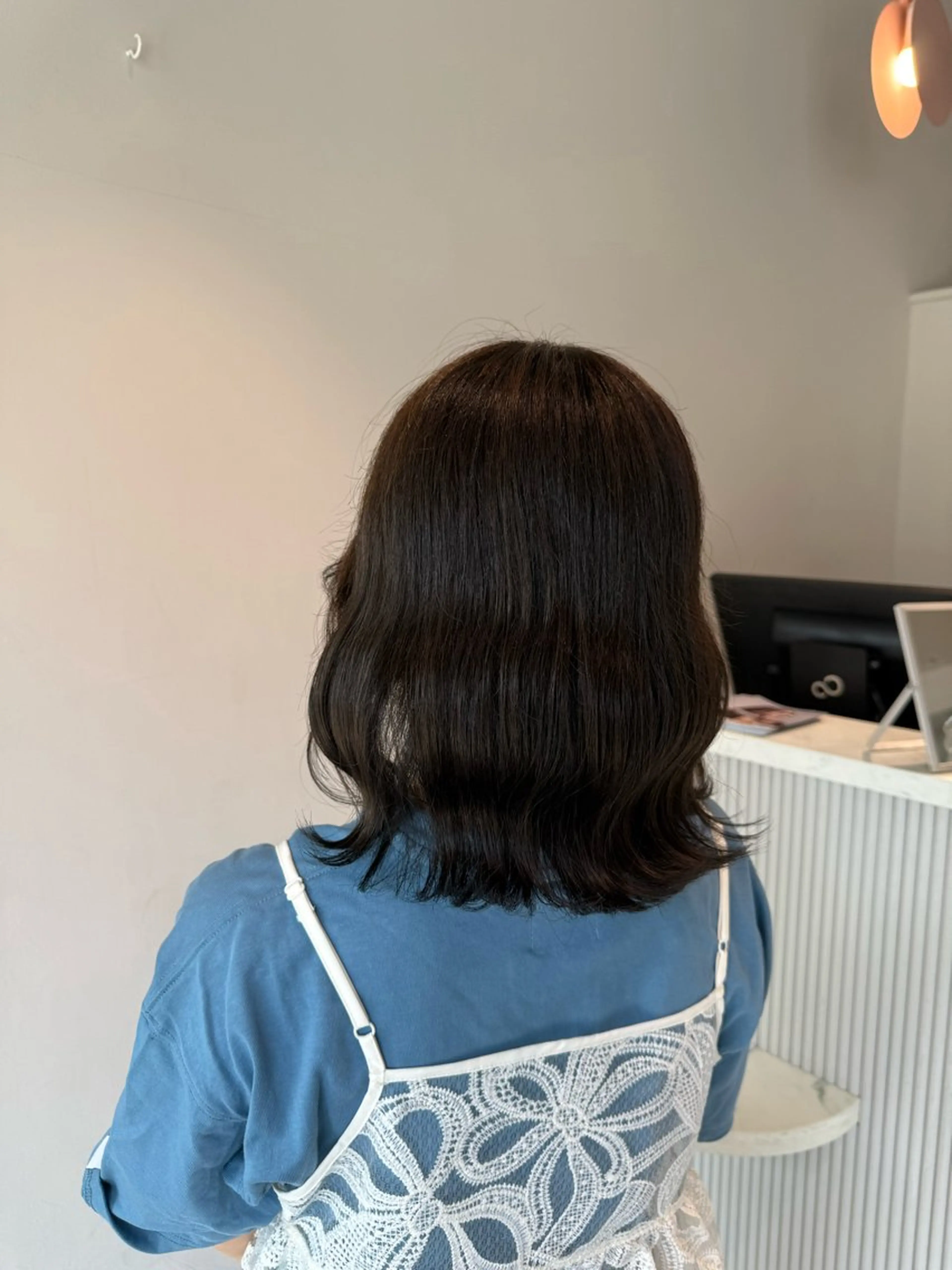 カラー ブラウンカラー オリーブブラウン ヘアカラー トリートメント momb所属・暖色カラー/艶髪/ 韓国/ひなのヘアスタイル