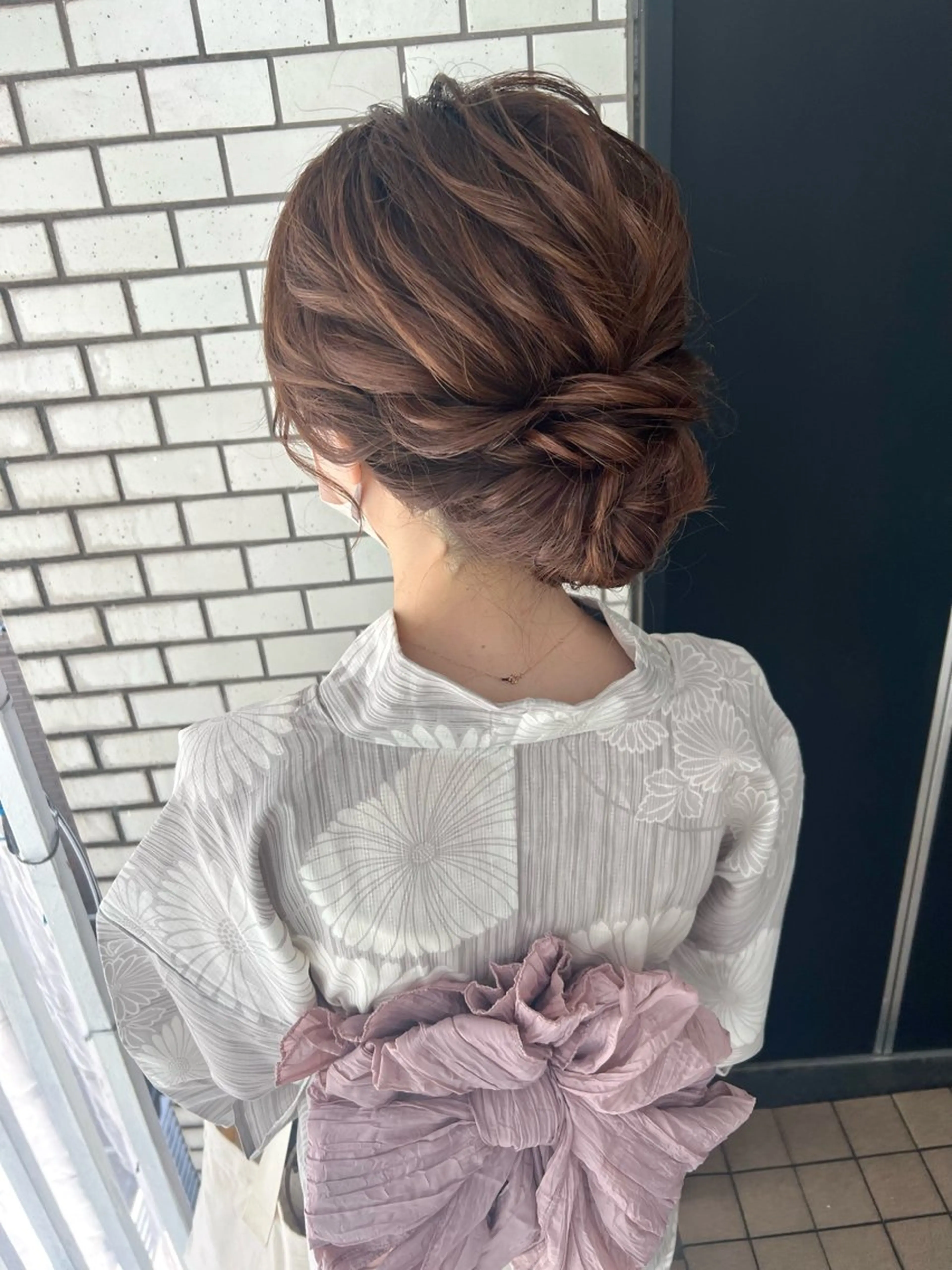 ヘアアレンジ 浴衣 大人可愛いヘアメイク 💋🧚‍♀️しずかのヘアスタイル