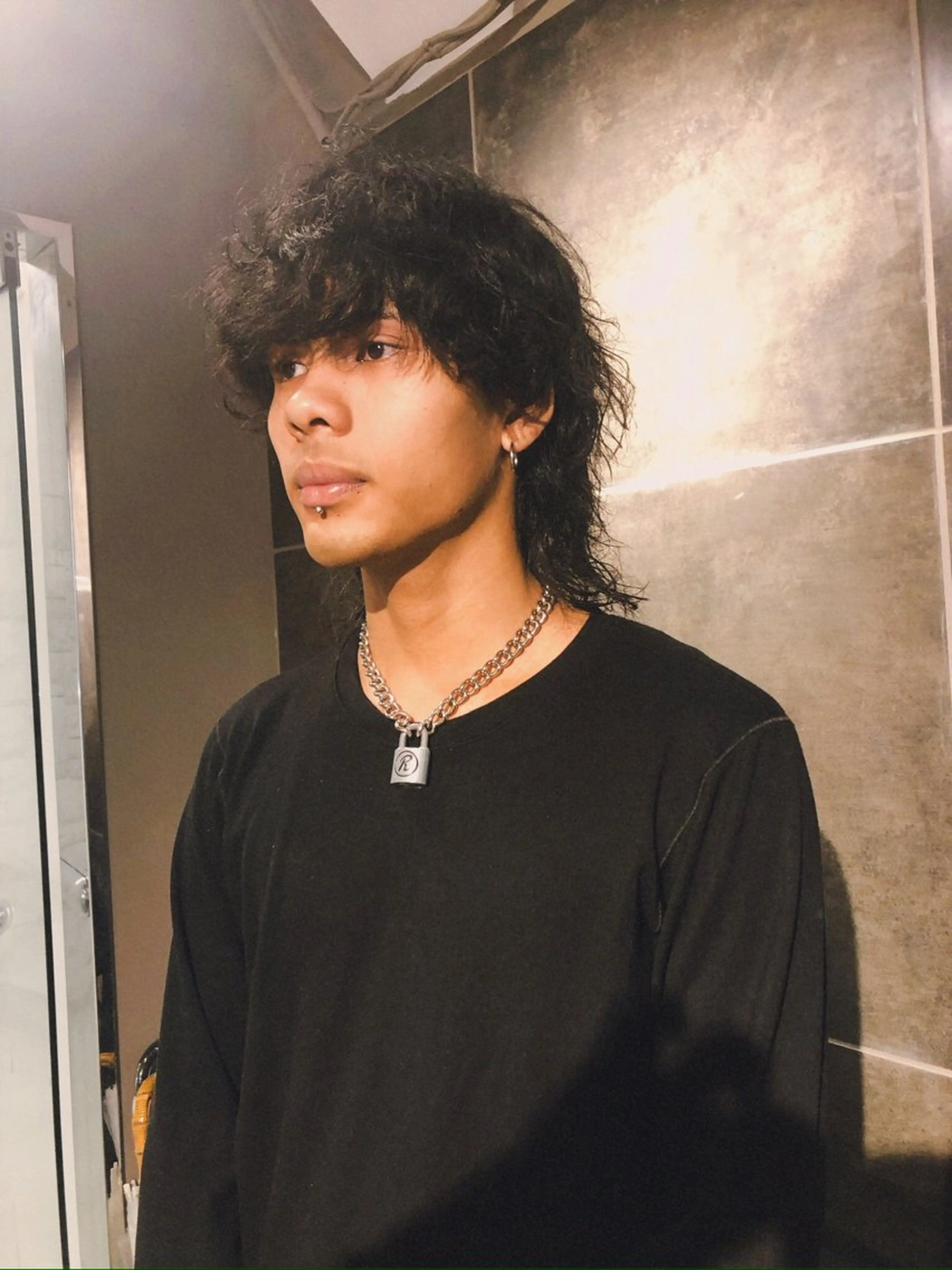 パーマ ヘアアレンジ メンズ メンズパーマ メンズウルフカット ウルフカット カット パーマ トリートメント ヘアセット ainico+所属・メンズ特化✂️栗原 侑也のヘアスタイル