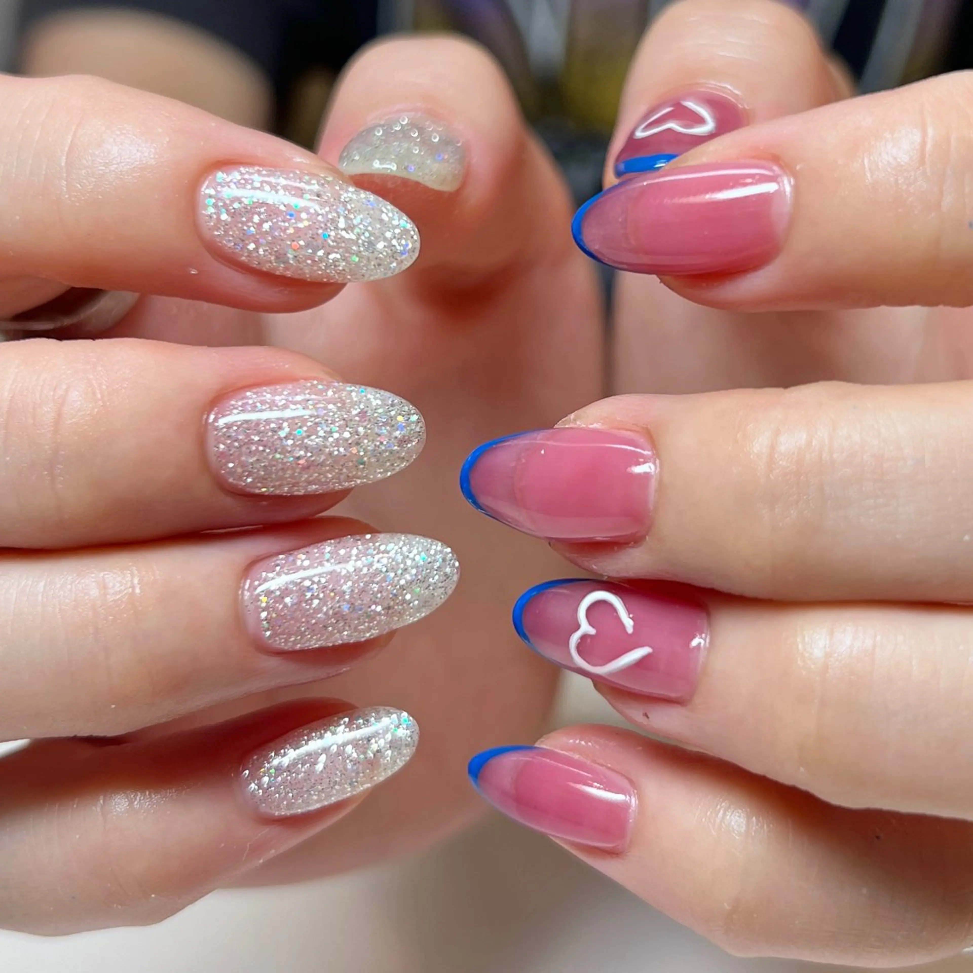 ネイル ハート 韓国ネイル ハンドネイル REHTOF |朝7時Open☀️のネイルデザイン