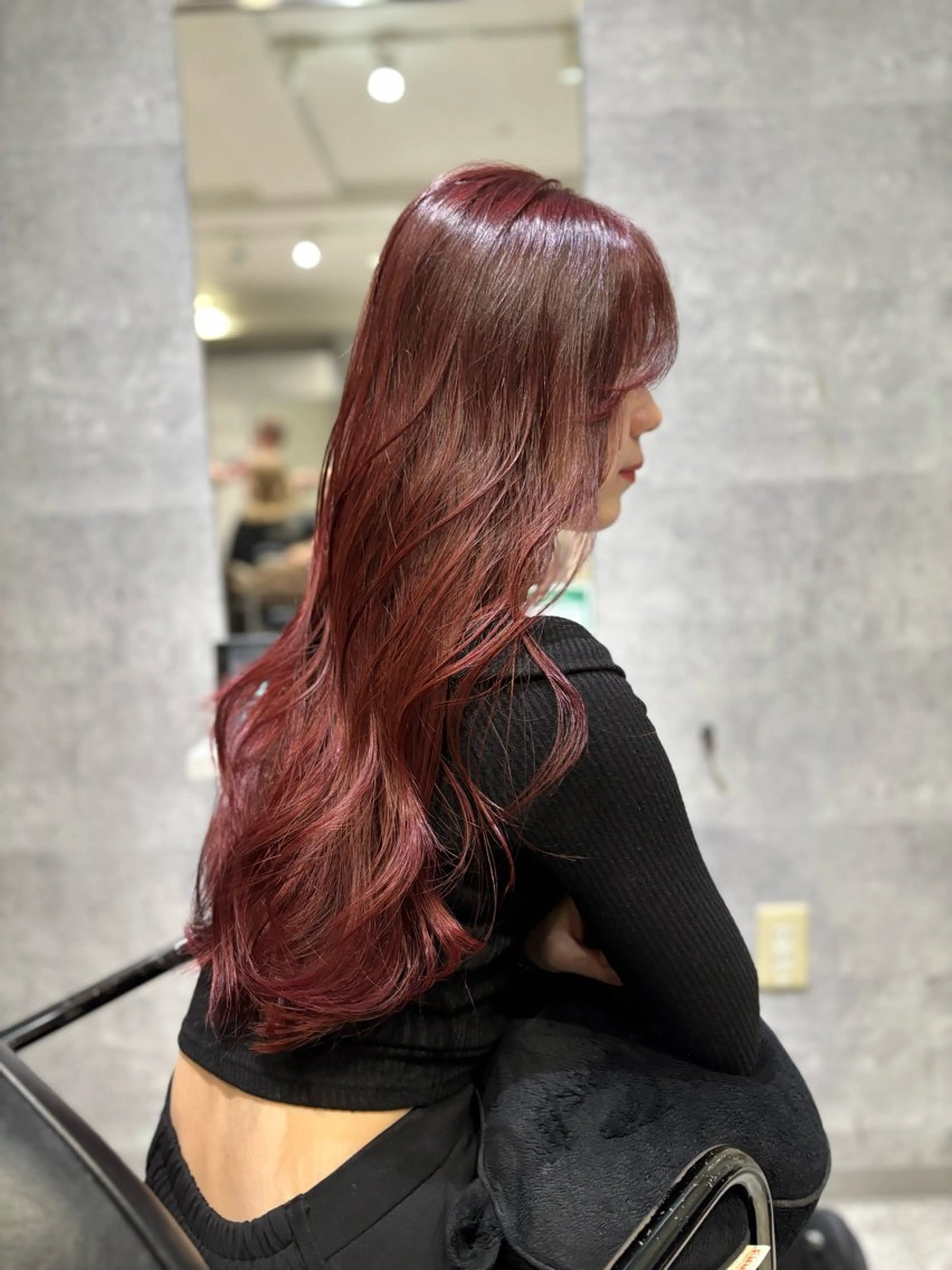 ロング _WHITE難波店[アンダーバーホワイト]所属・艶カラー/髪質改善 /韓国風/中村嘉秀のヘアスタイル