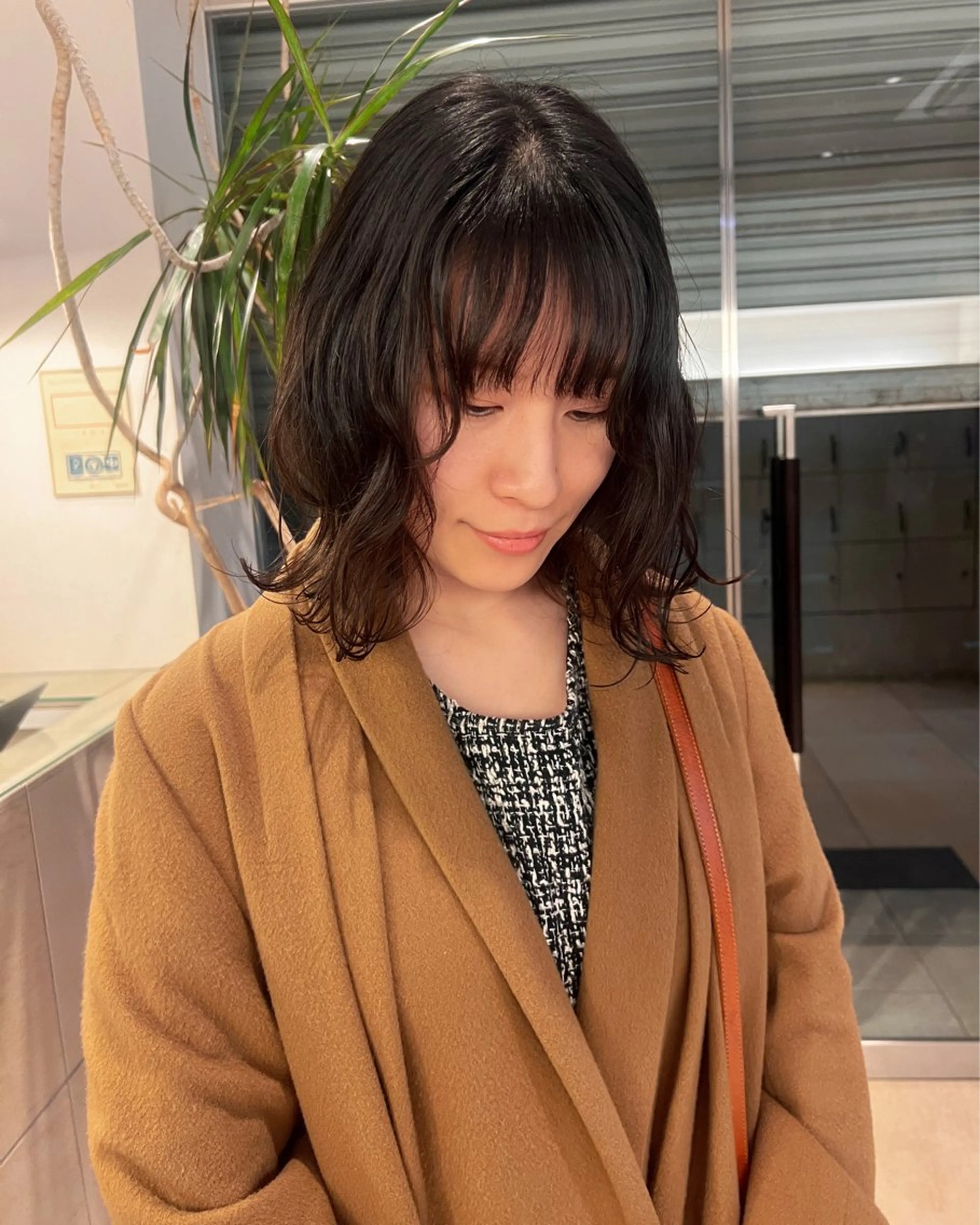 パーマ リリカ🐈‍⬛ブリー チカラー/上永谷のヘアスタイル