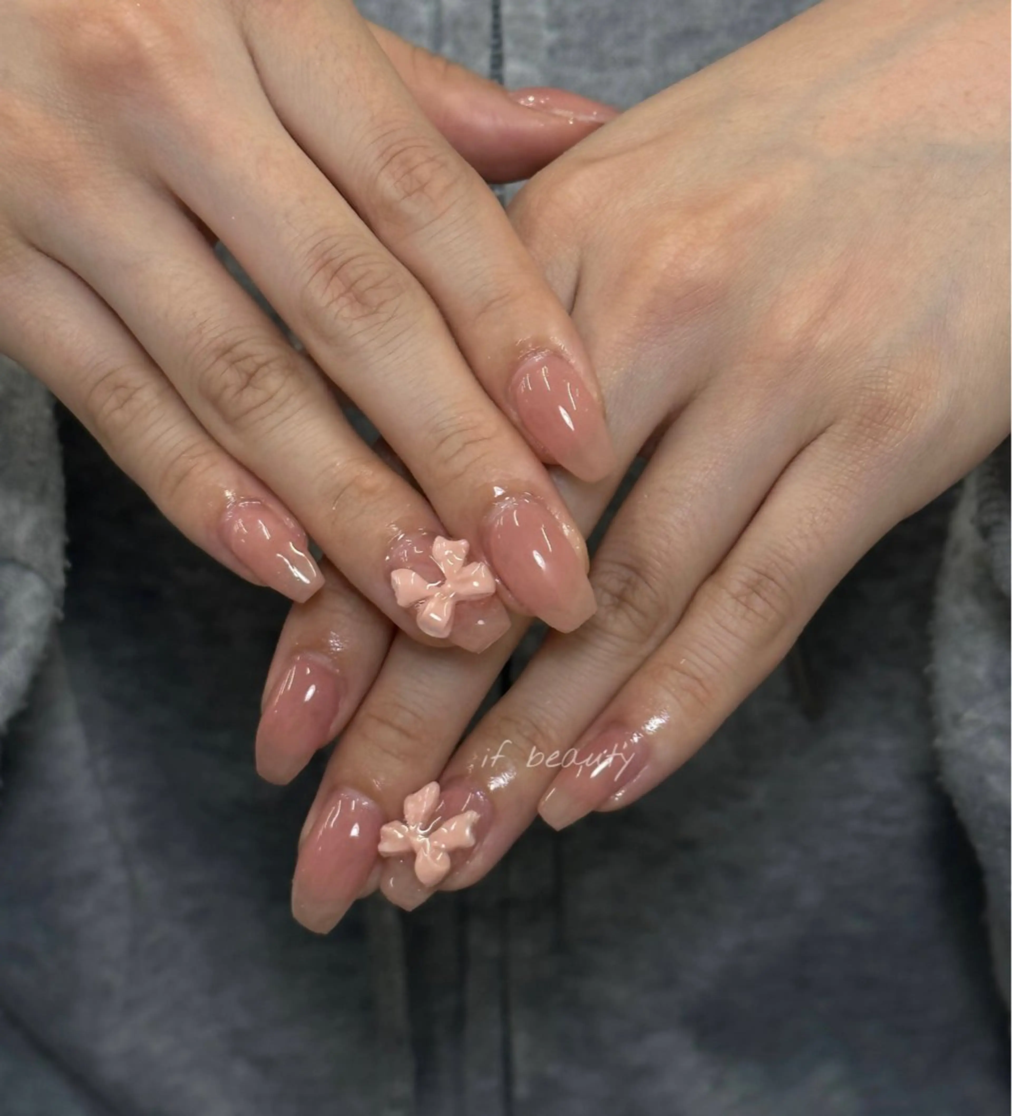 ネイル アートネイル ジェルネイル グラデーション パラジェル ワンホンネイル ハンドネイル if Hair＆Nail Salon所属・IKA /海外ネイル /個性派/ワンホンのネイルデザイン