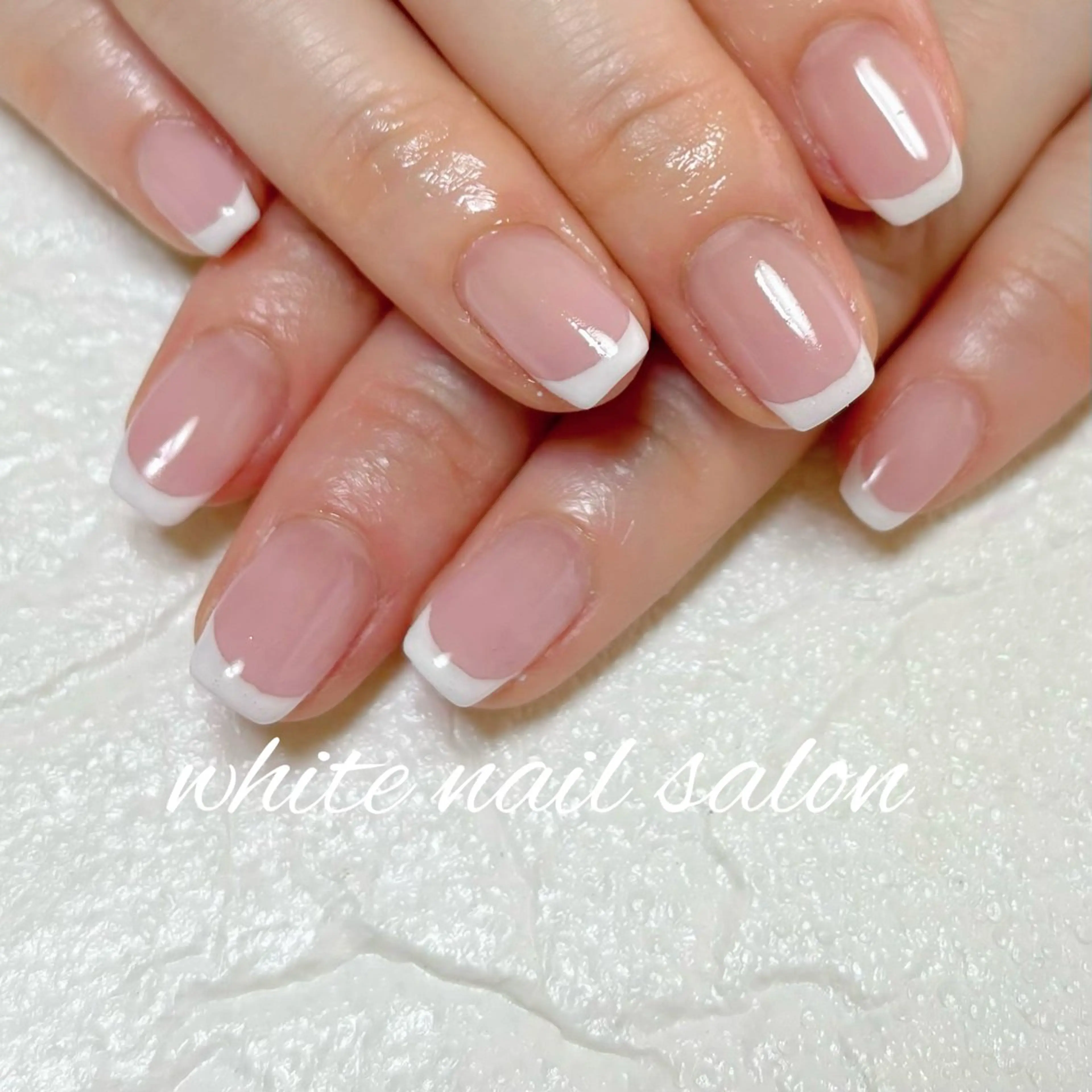 ネイル ホワイト ハンドネイル white nail salonのネイルデザイン