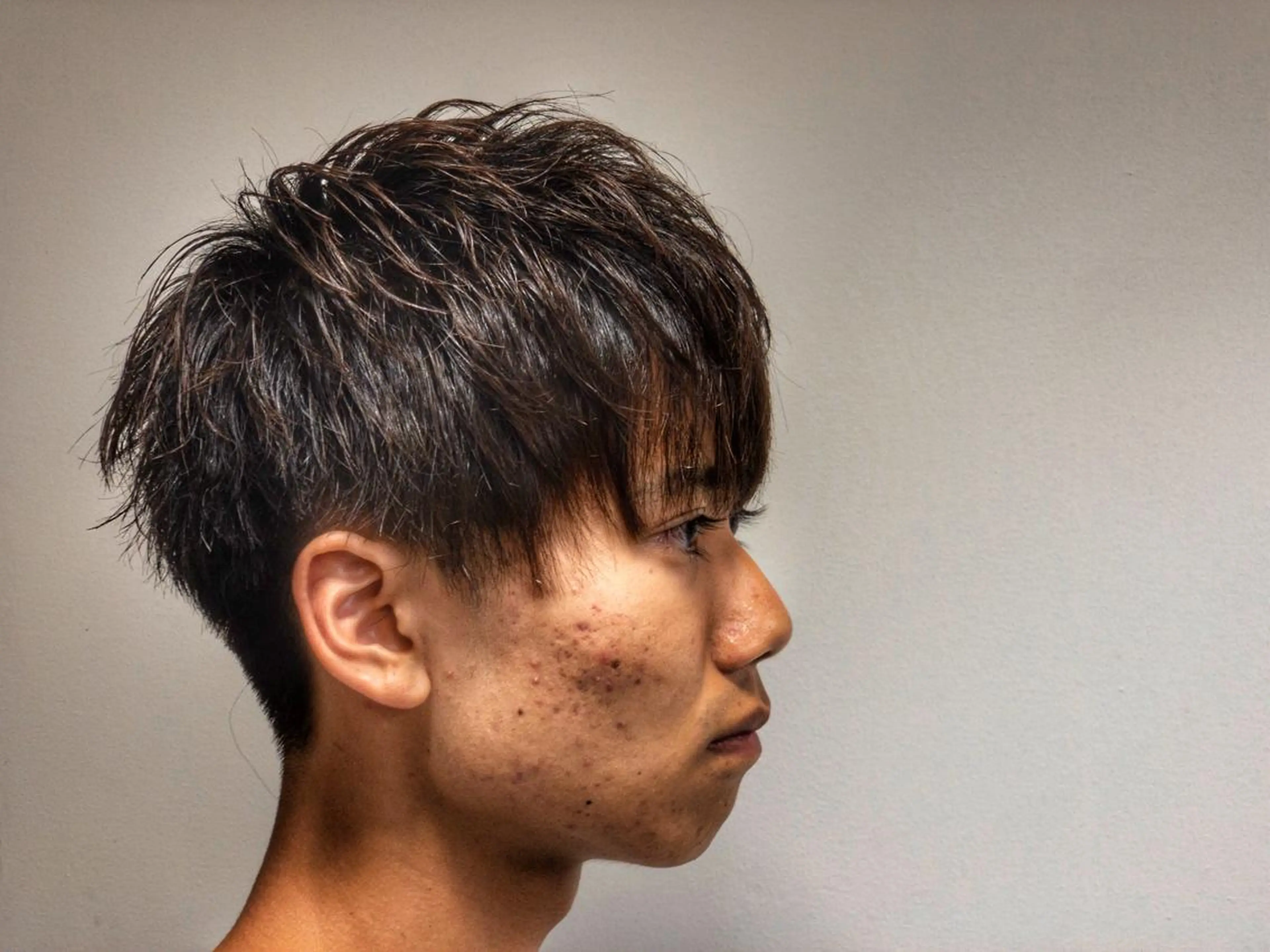 ショート メンズ 美髪矯正 Rioのヘアスタイル