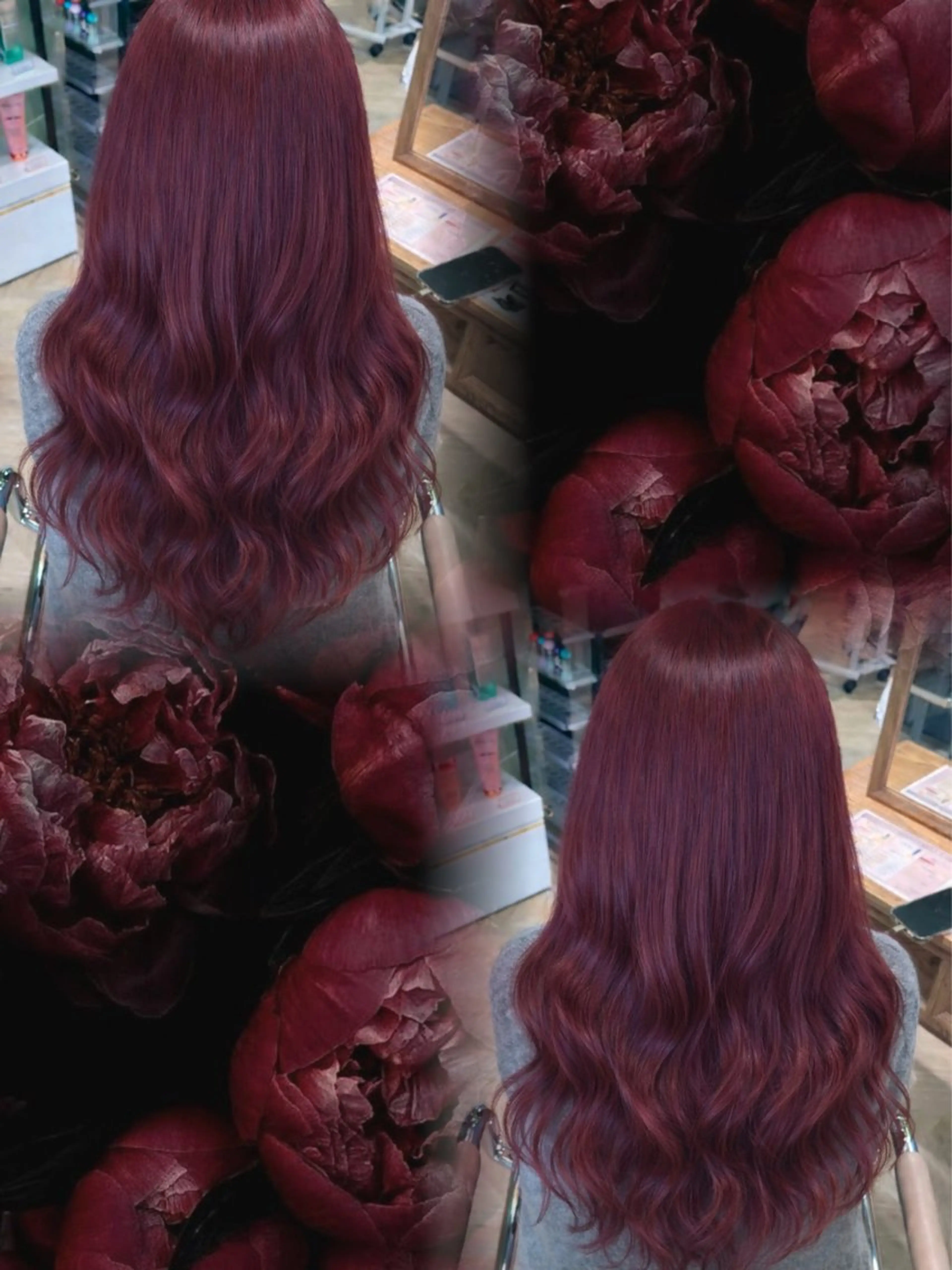 ロング ヘアカラー 🥀暖色/エクステ/ ヘアメ/横浜/かなこのヘアスタイル