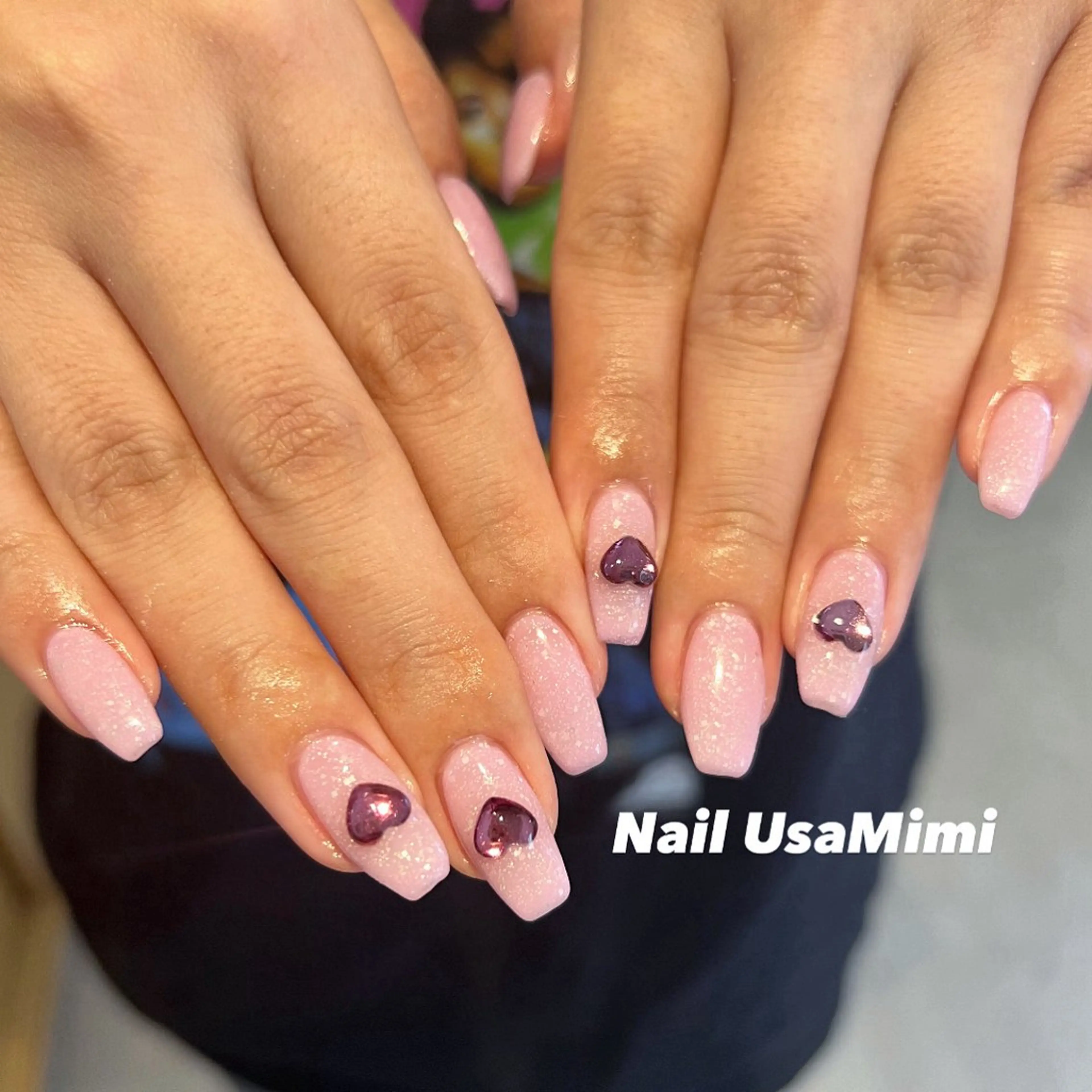 ネイル アートネイル オーロラネイル チークネイル フレンチネイル ジェルネイル 本町NailUsa Mimi RIKOのネイルデザイン