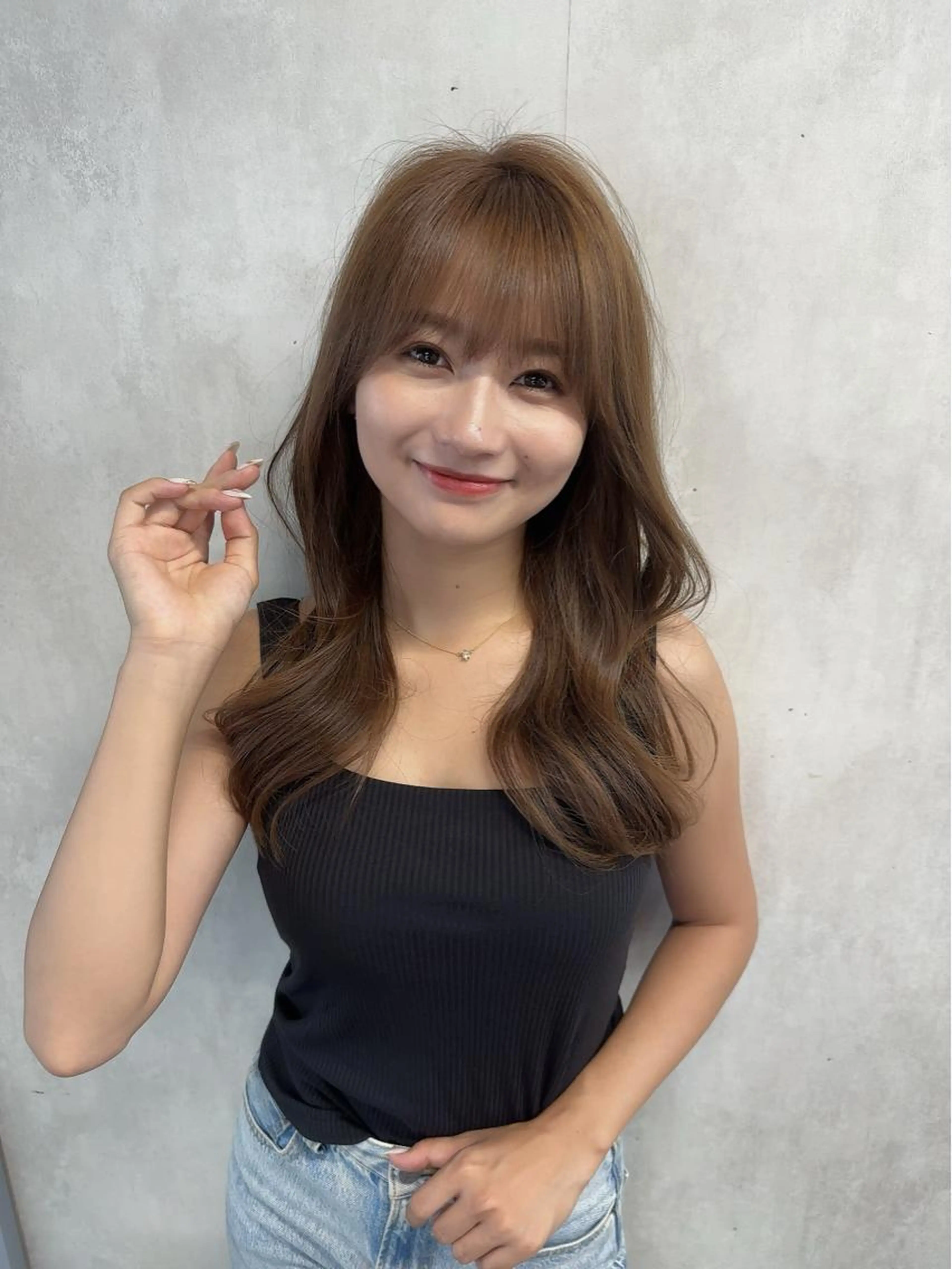 🟢リピーター様用🟢前髪縮毛矯正＋トリートメントの写真