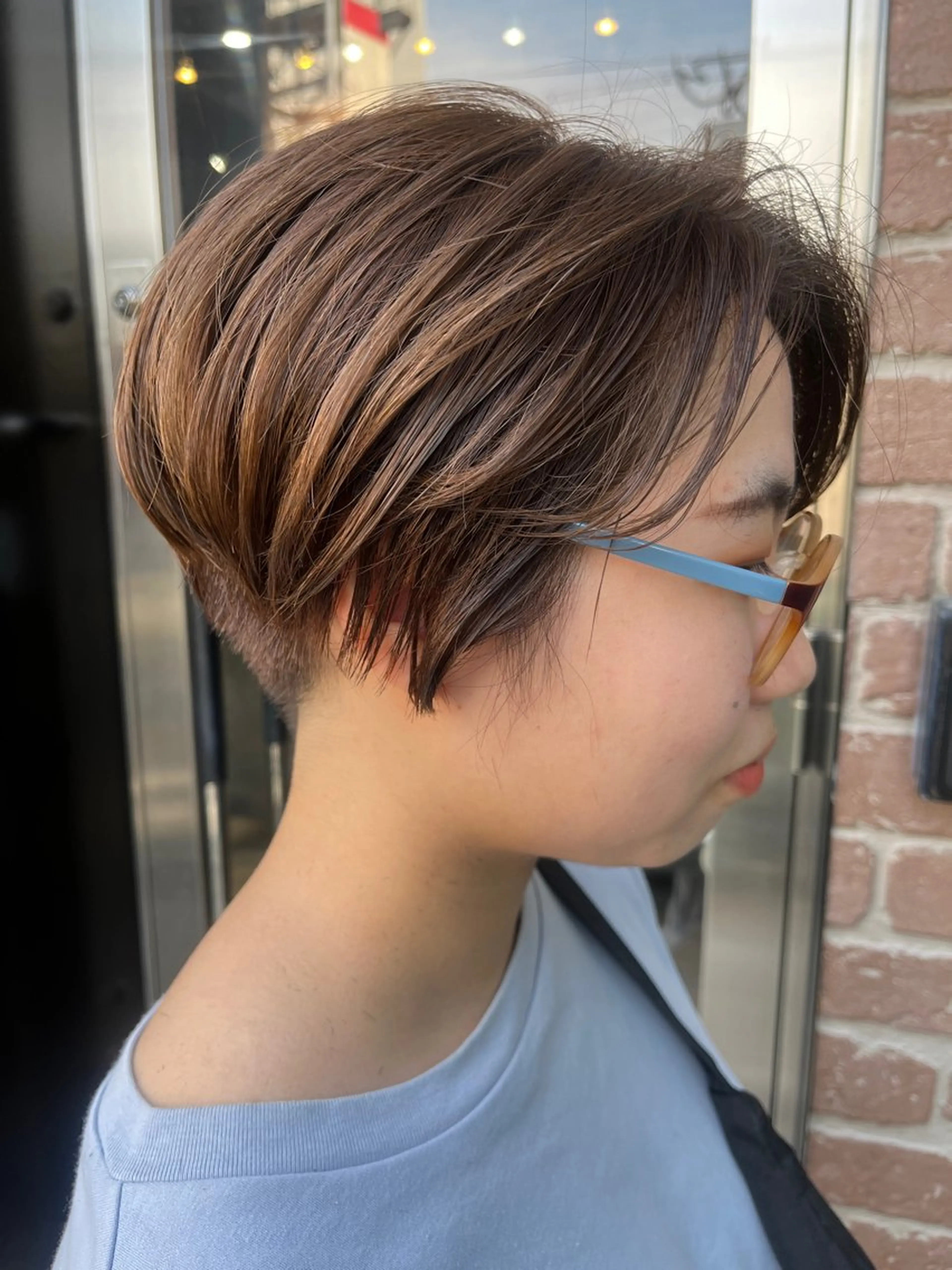 ショート カラー パーマ ヘアアレンジ メンズ キッズ ネイル マツエク・マツパ アイブロウ メンズブリーチ メンズハイライト メンズインナーカラー メンズ韓国風 ブリーチ ヘアカラー トリートメント ヘッドスパ times salon名駅所属・久木原 ゆりのヘアスタイル