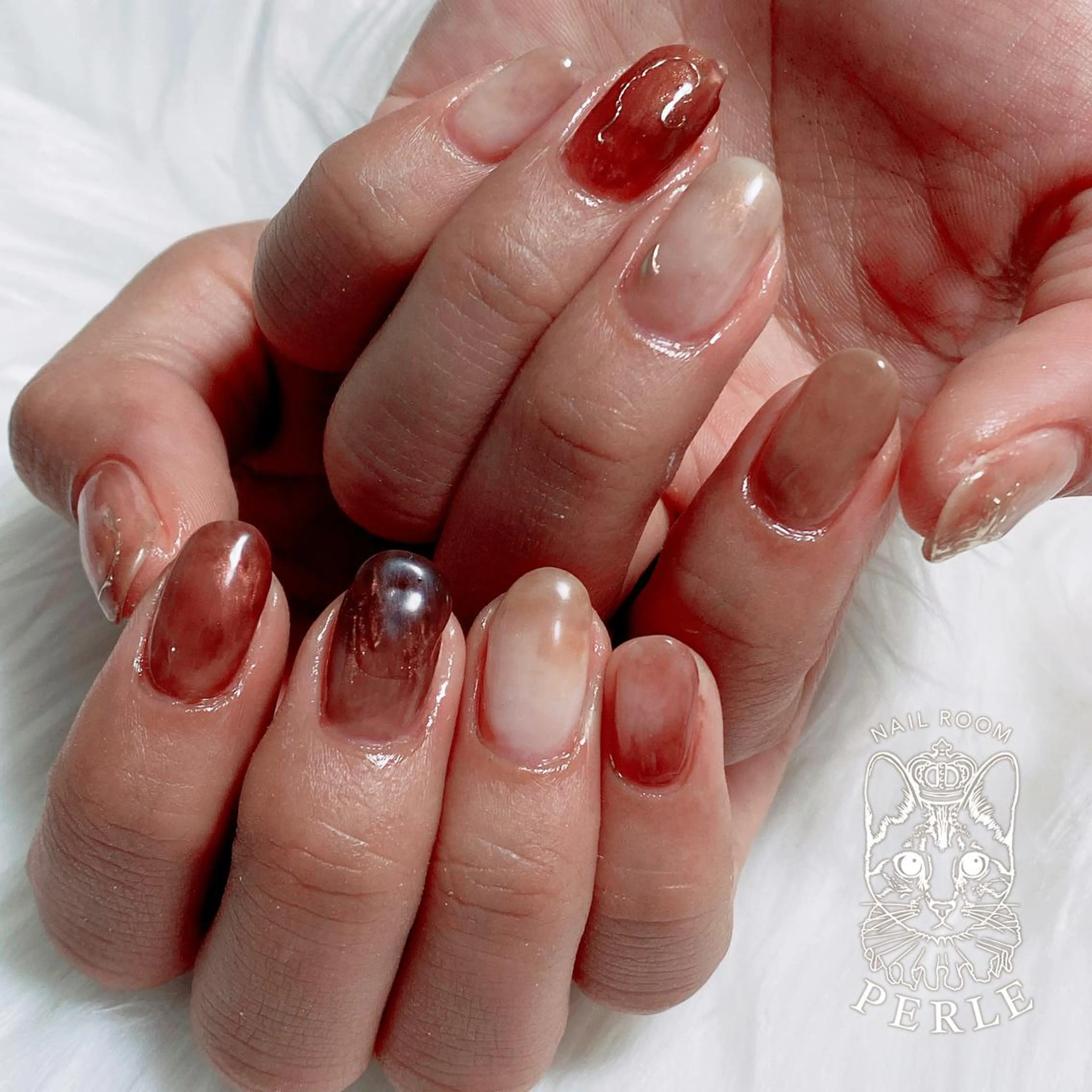 ネイル ハンドネイル nail room Perleのネイルデザイン