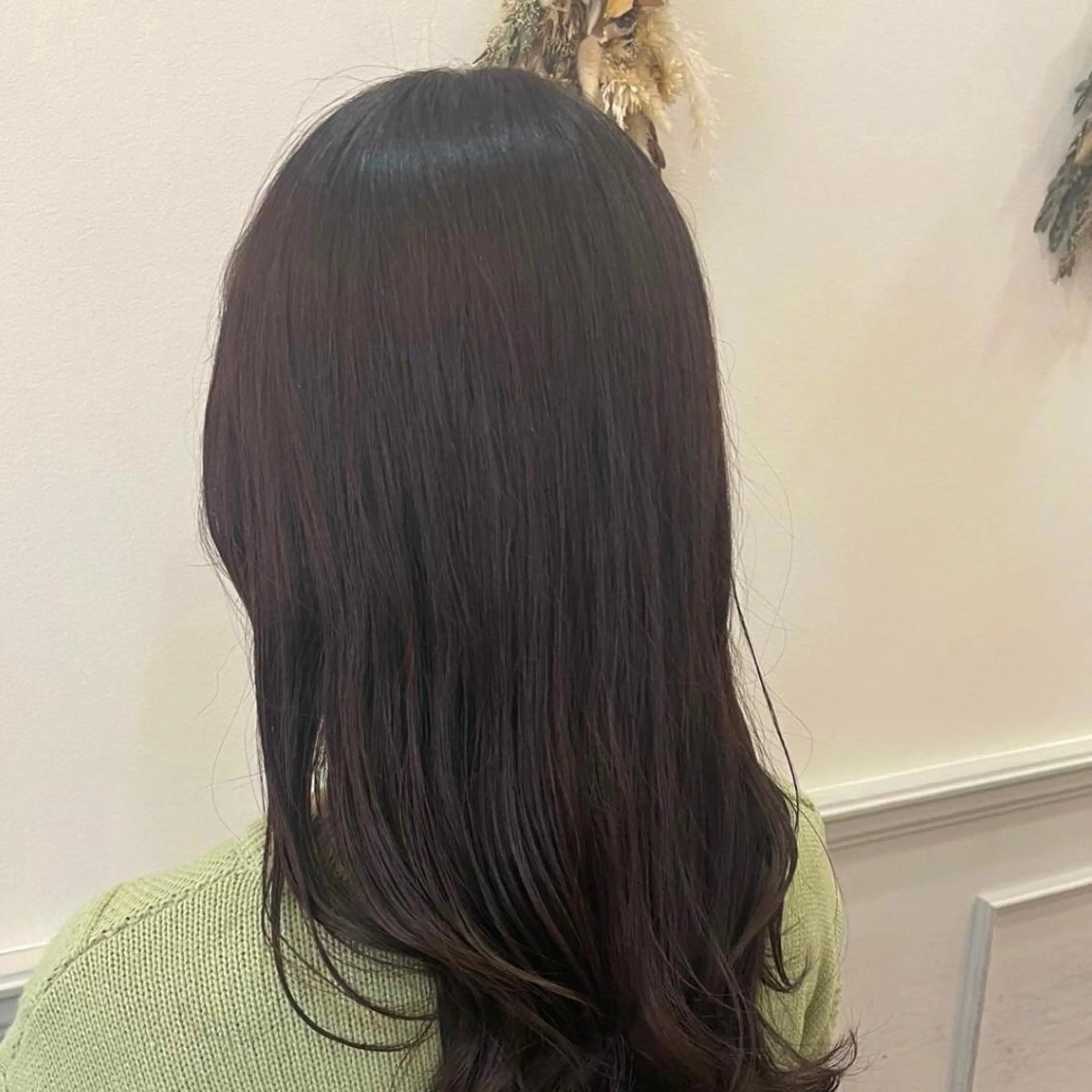 ロング カラー よしだ しおりのヘアスタイル