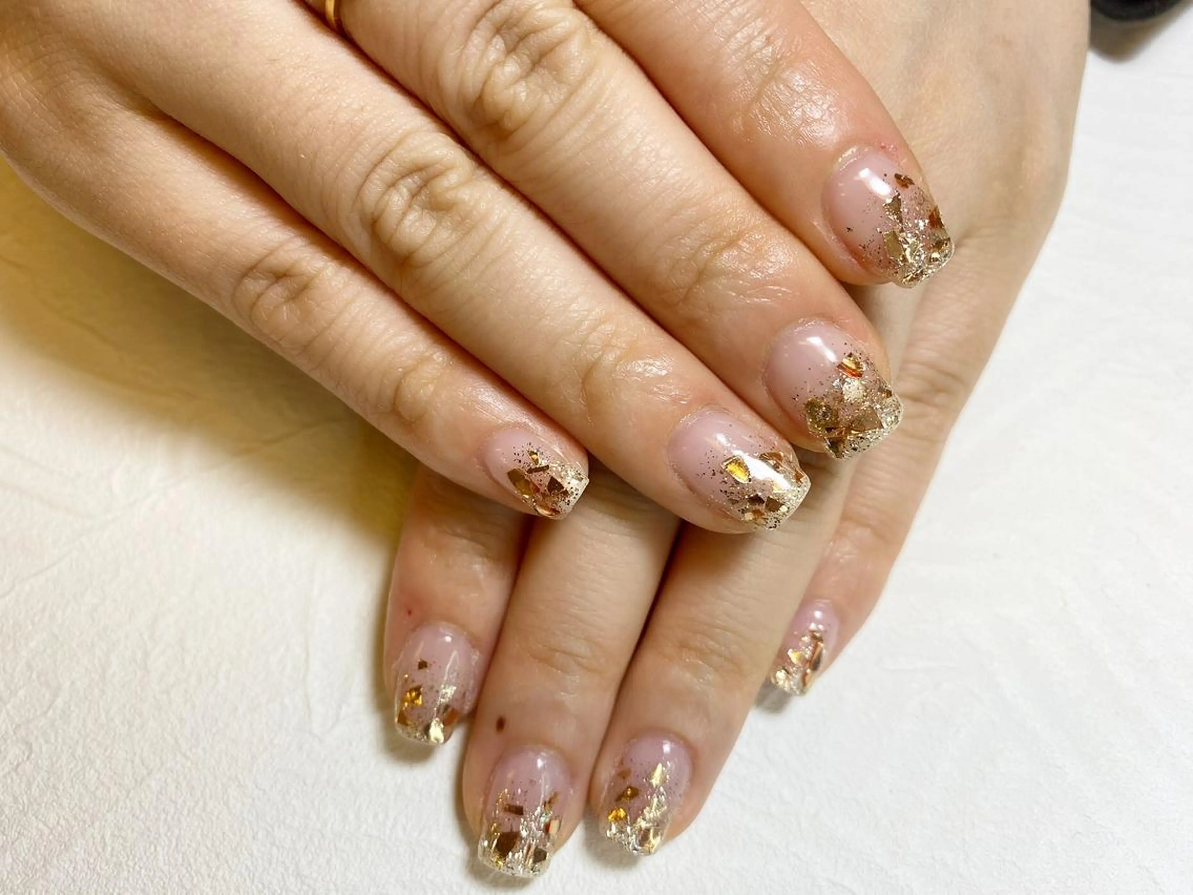 ネイル グラデーション ラメ(グリッター) ラメグラデーション studio tam 髙橋彩夏のネイルデザイン