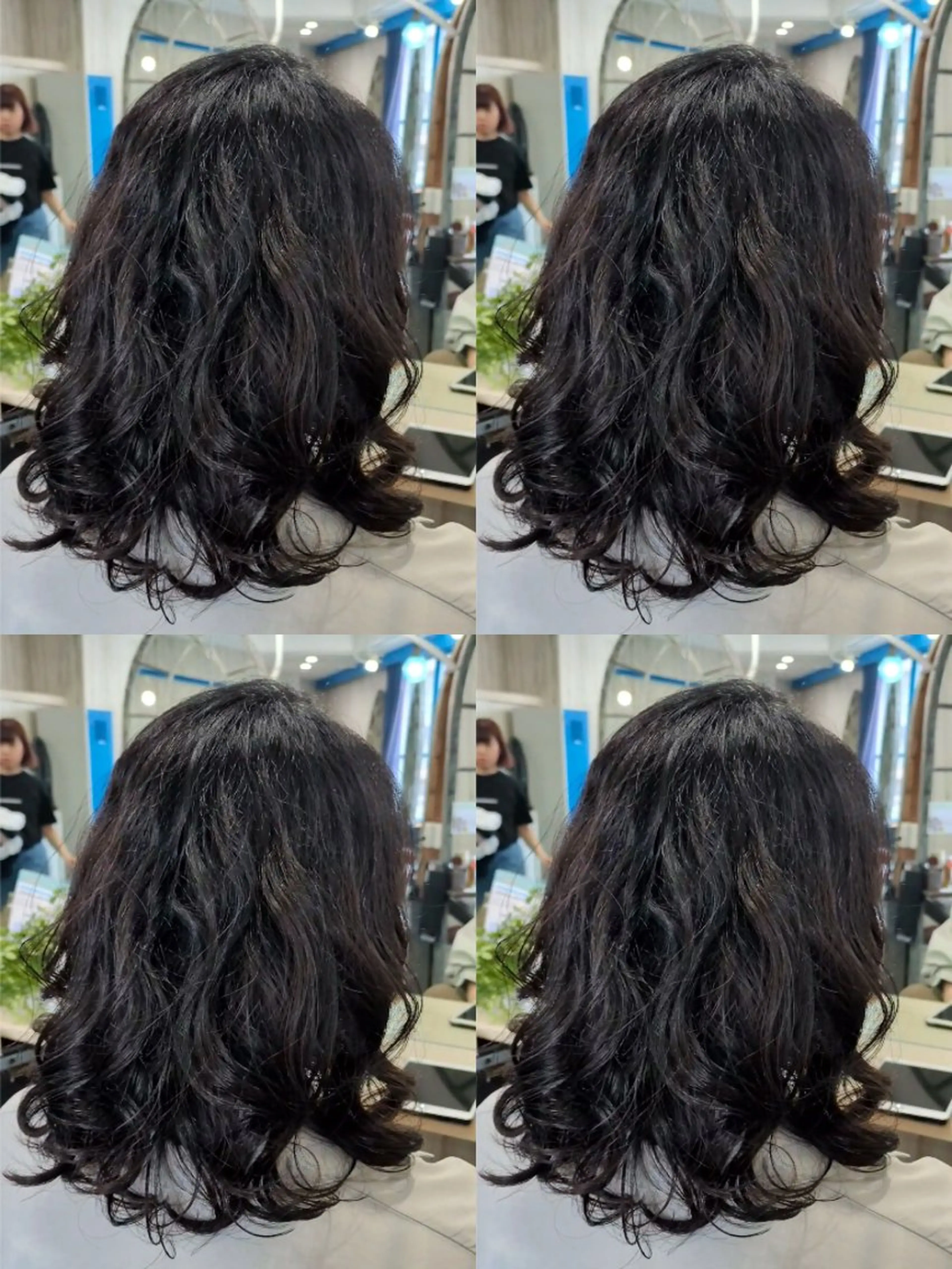 ミディアム パーマ ミディアムパーマ デジタルパーマ カット パーマ トリートメント メンズパーマ/顔周り レイヤー店長えのもとのヘアスタイル