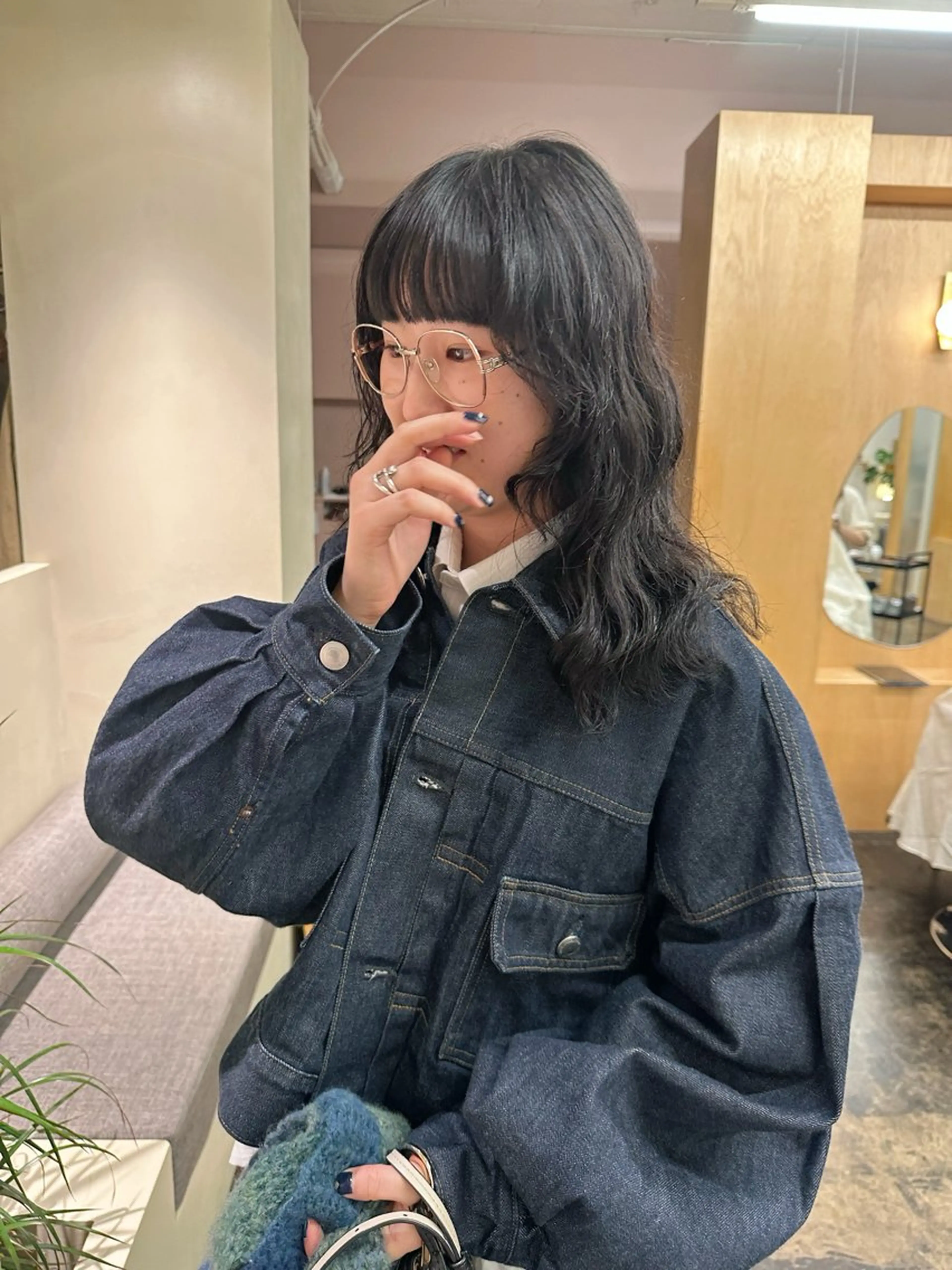 ミディアム パーマ カット パーマ yupi🐈‍⬛ レイヤー/パーマのヘアスタイル