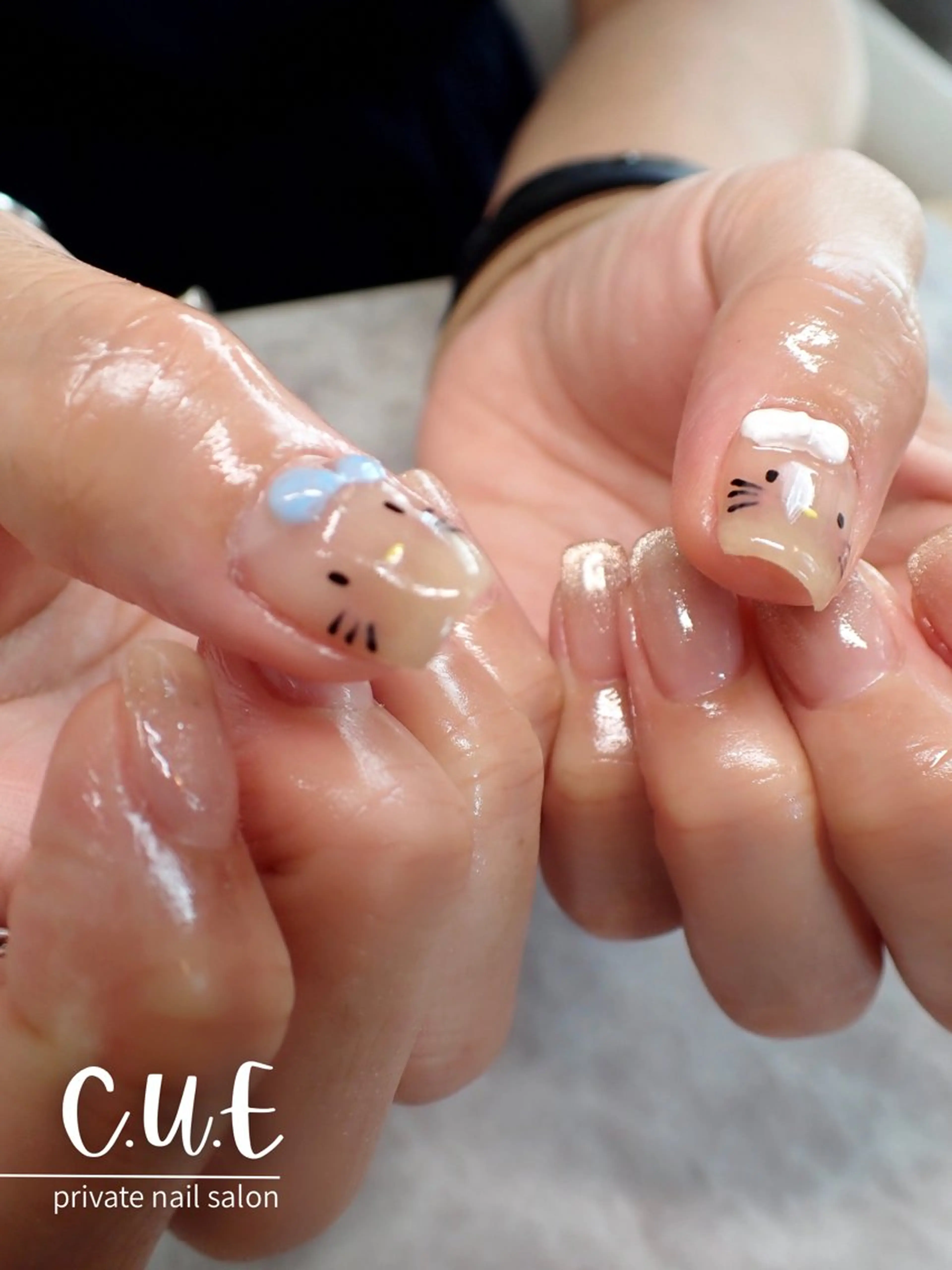 ネイル マグネットネイル Nailsalon C.U.Eのネイルデザイン