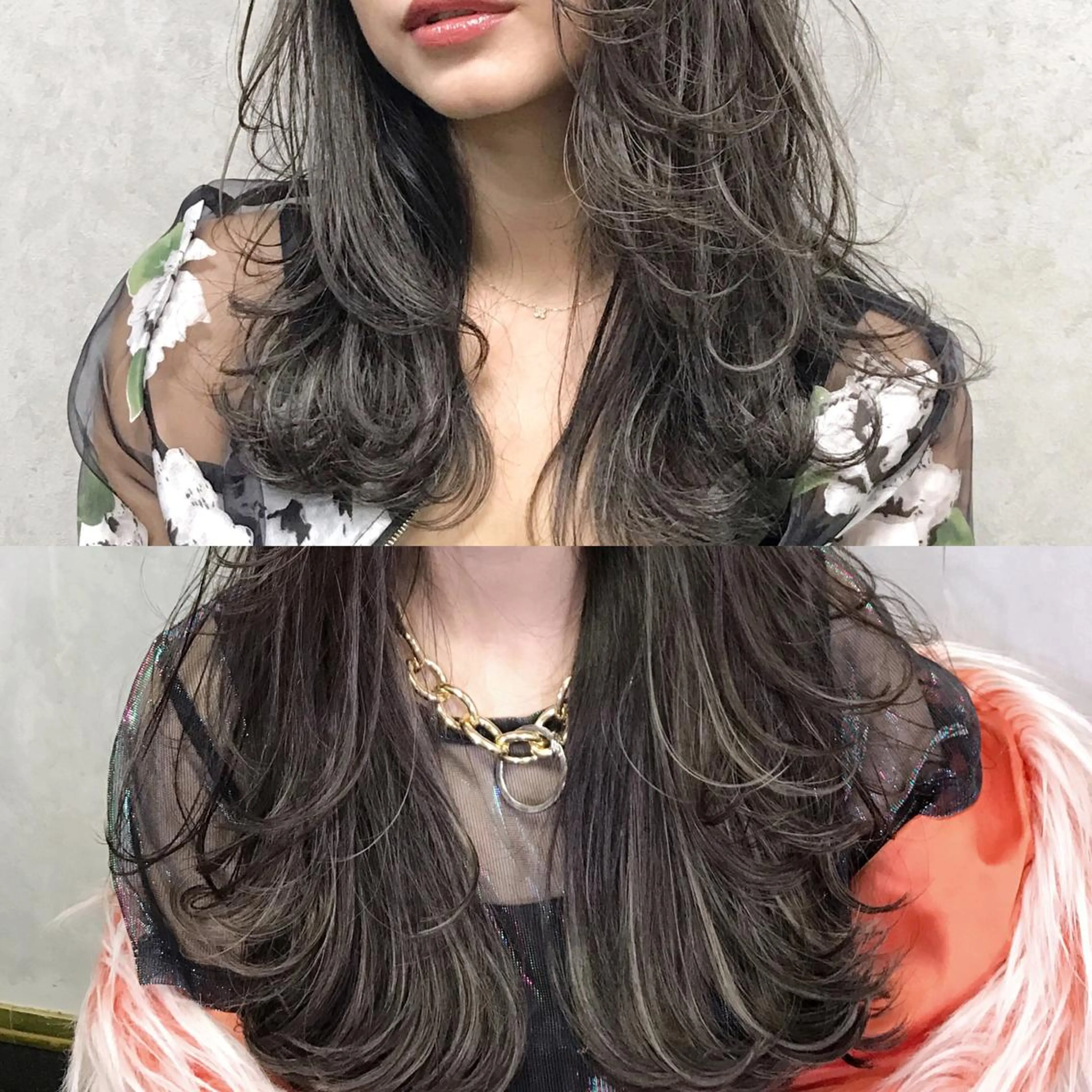 ロング 塩川 和弥のヘアスタイル