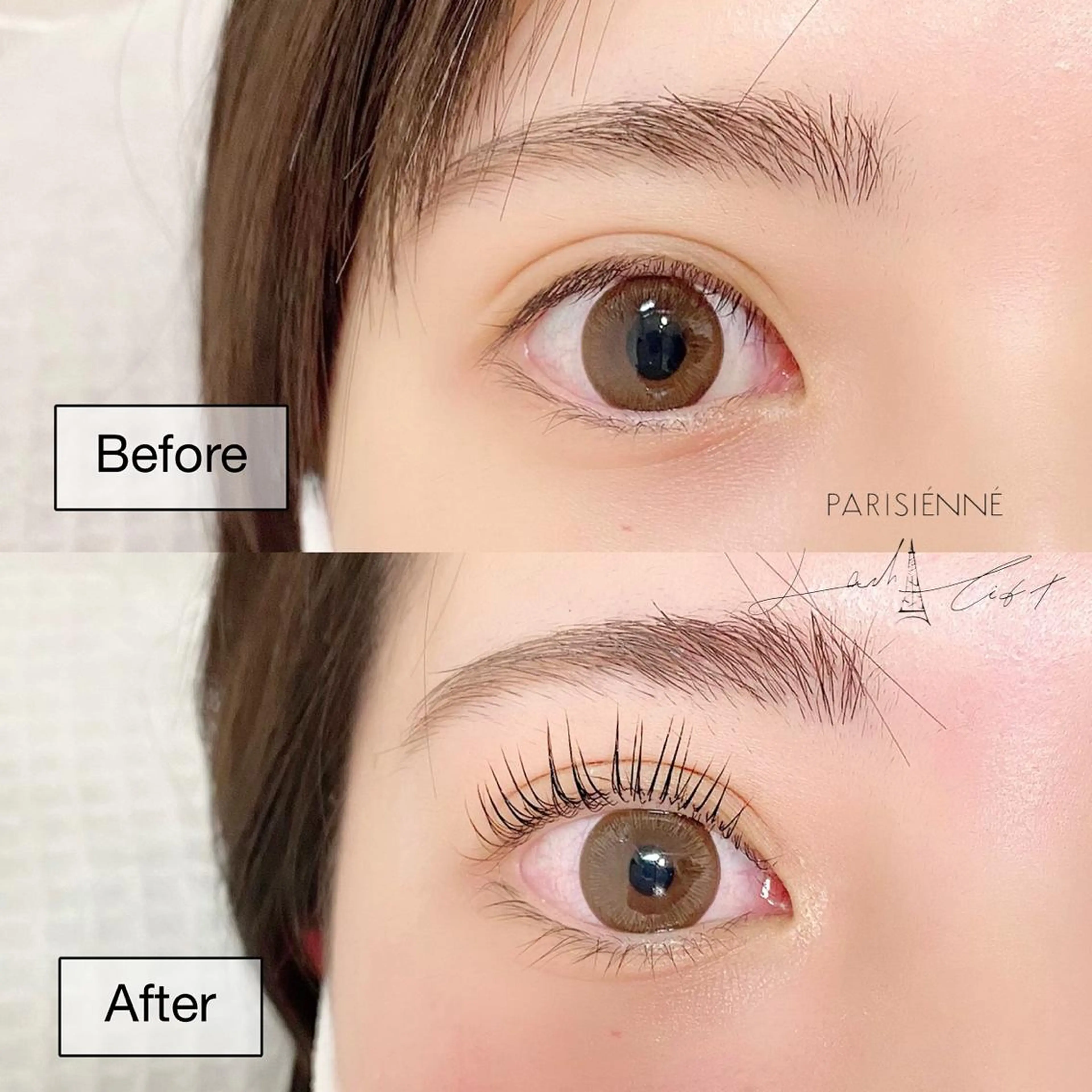 マツエク・マツパ パリジェンヌラッシュリフト 口コミ高評価♡カゲ山 ルミエール心斎橋店のマツエク・マツパデザイン