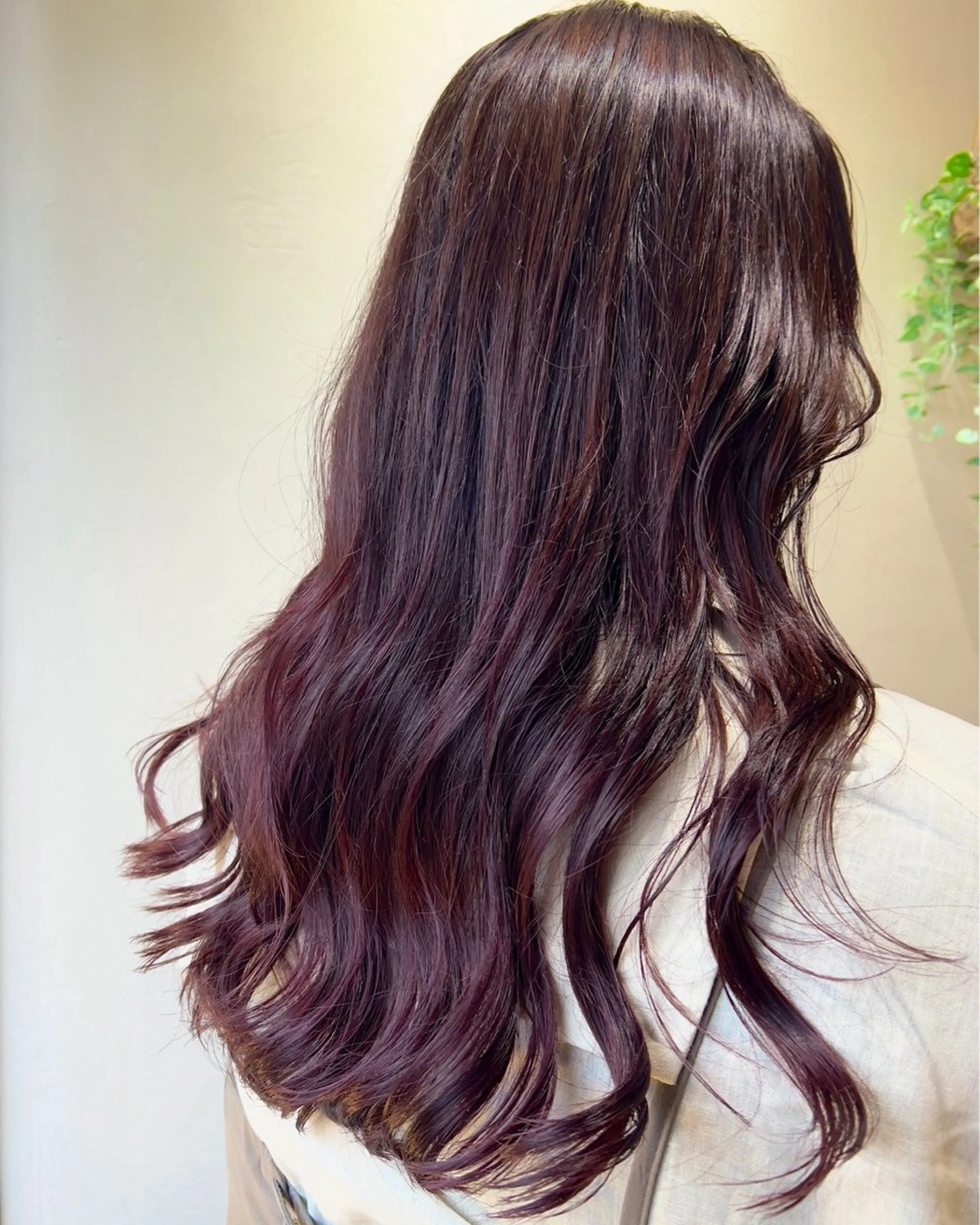 セミロング カラー AIconic nagoya所属・縮毛矯正/ レイヤー/ミディアムのヘアスタイル