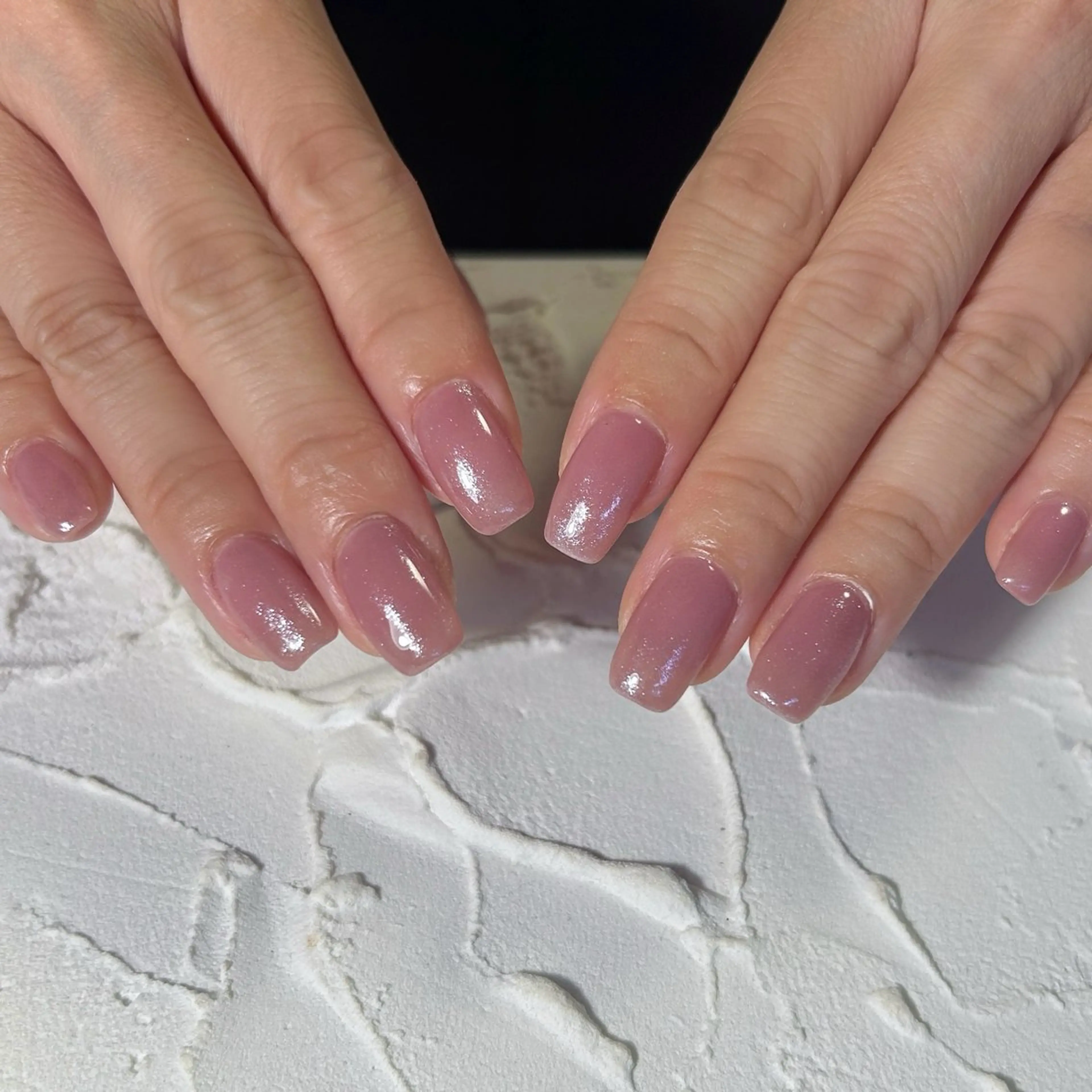 ネイル ラメ(グリッター) ワンカラーネイル ハンドネイル Lofinails ちひろのネイルデザイン