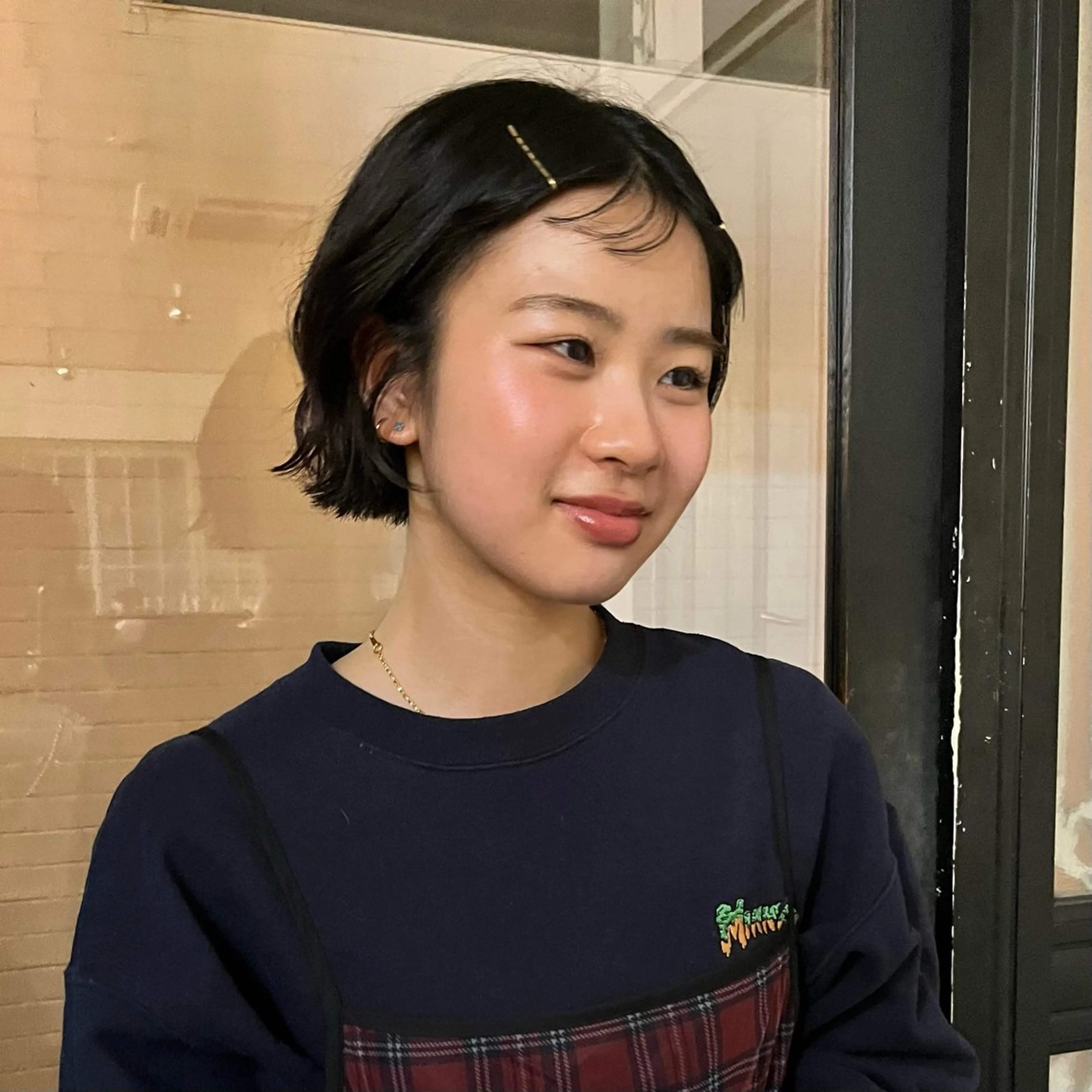 ショート ボブ レイヤー/ベージュ mikuのヘアスタイル