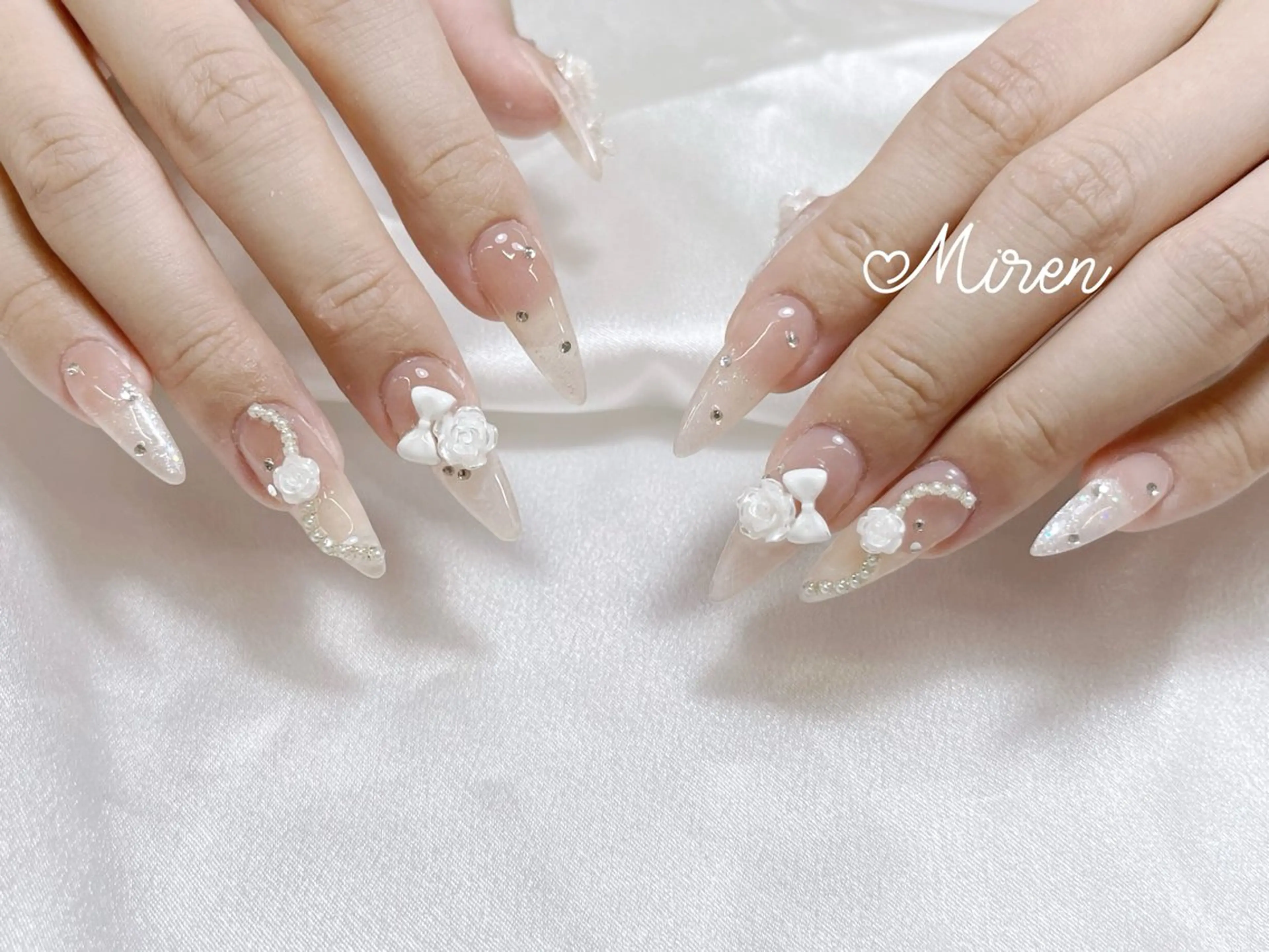 ネイル 韓国ネイル ワンホンネイル 🎀Miren 🎀のネイルデザイン