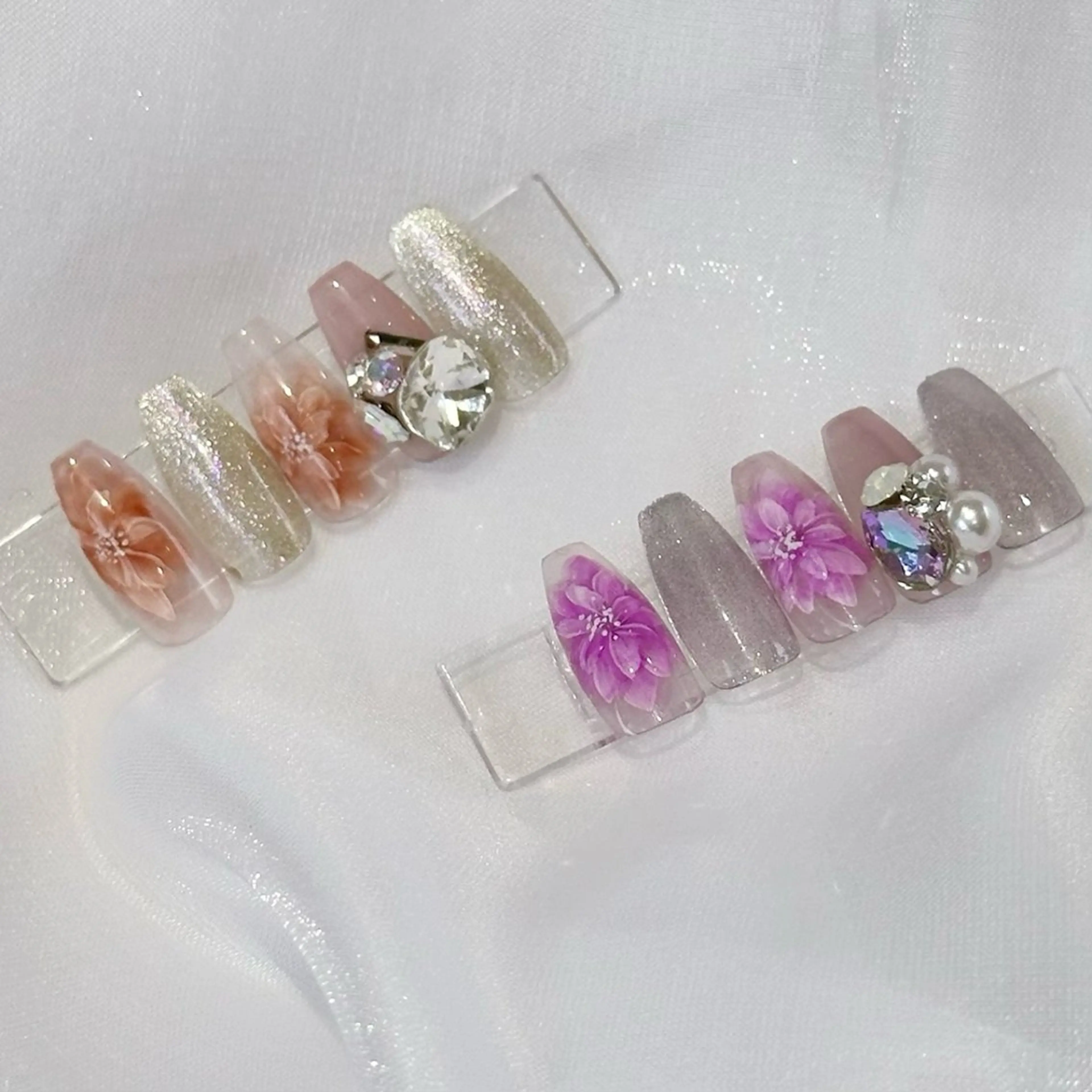 ネイル マグネットネイル ハンドネイル atelier NOEMA.所属・yulica 【パラジェル取扱店】のネイルデザイン