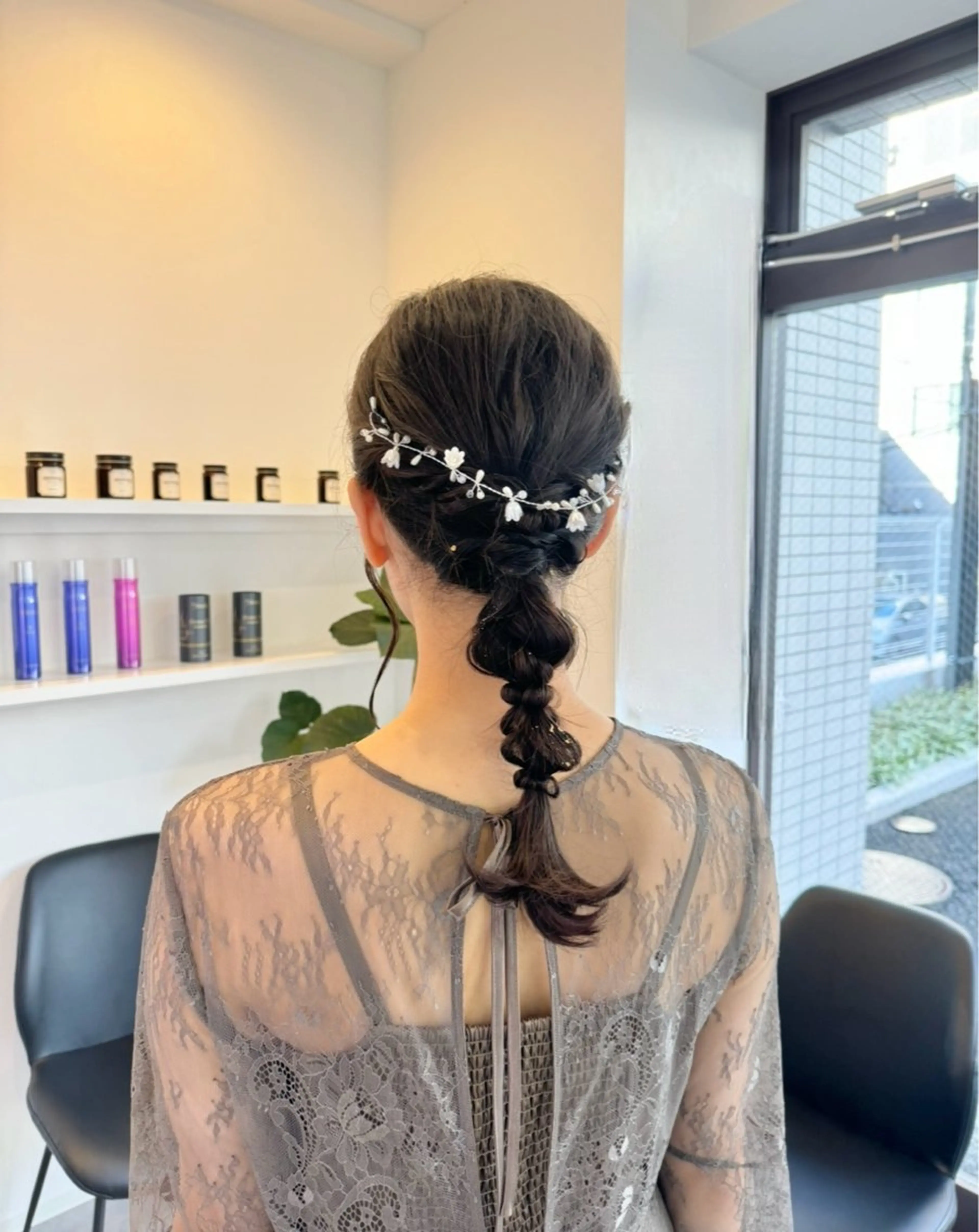 セミロング 仙台で1番盛れるヘア 🎀　真依のヘアスタイル