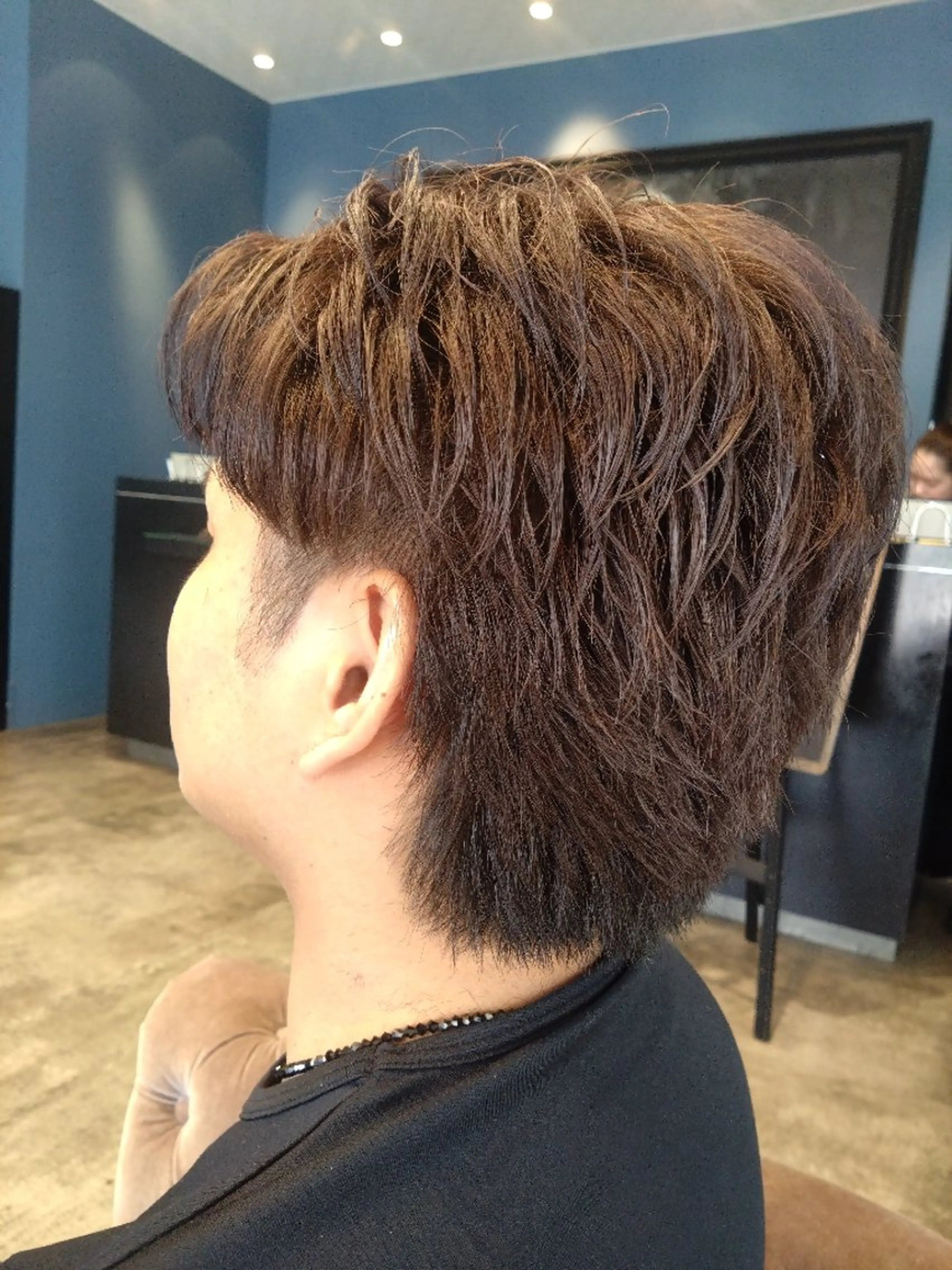 ショート メンズ メンズショート ショートヘア 婦中／メンズ/パーマ カラー/縮毛/波巻きのヘアスタイル