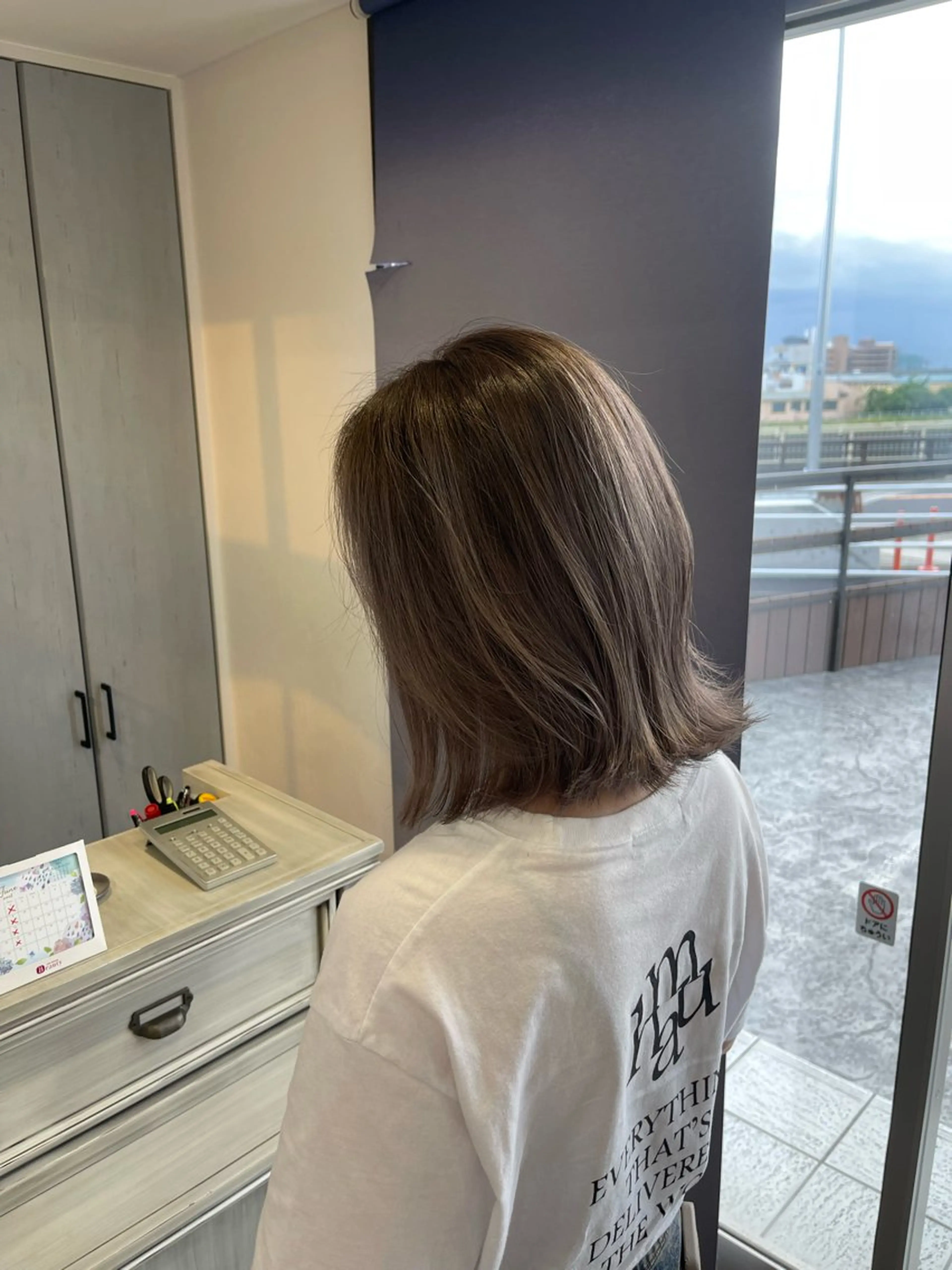 ミディアム カラー ヘアカラー Felice Erikaのヘアスタイル