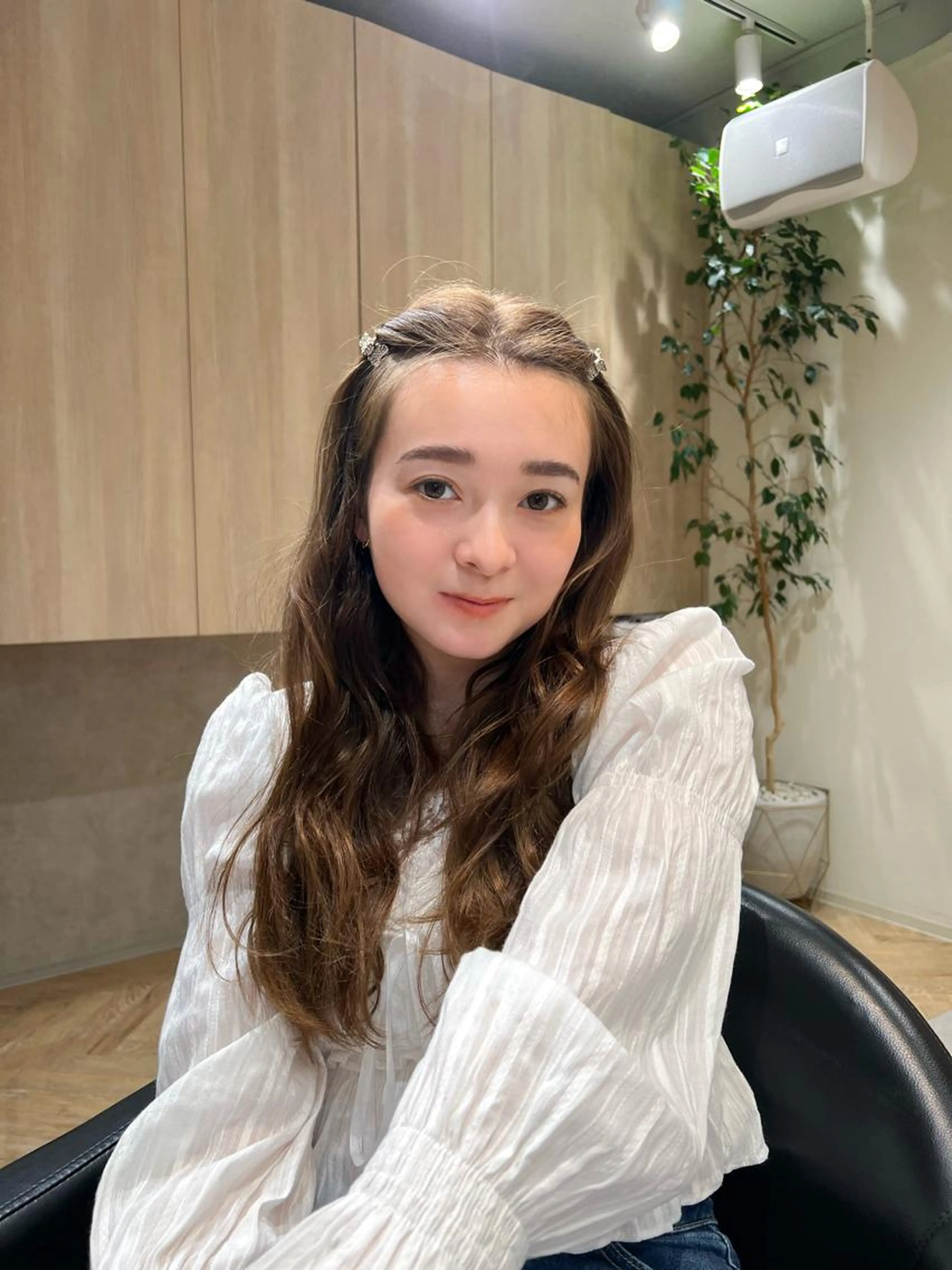 🤎ヘアセット【巻き下ろし、ストレートヘア】の写真