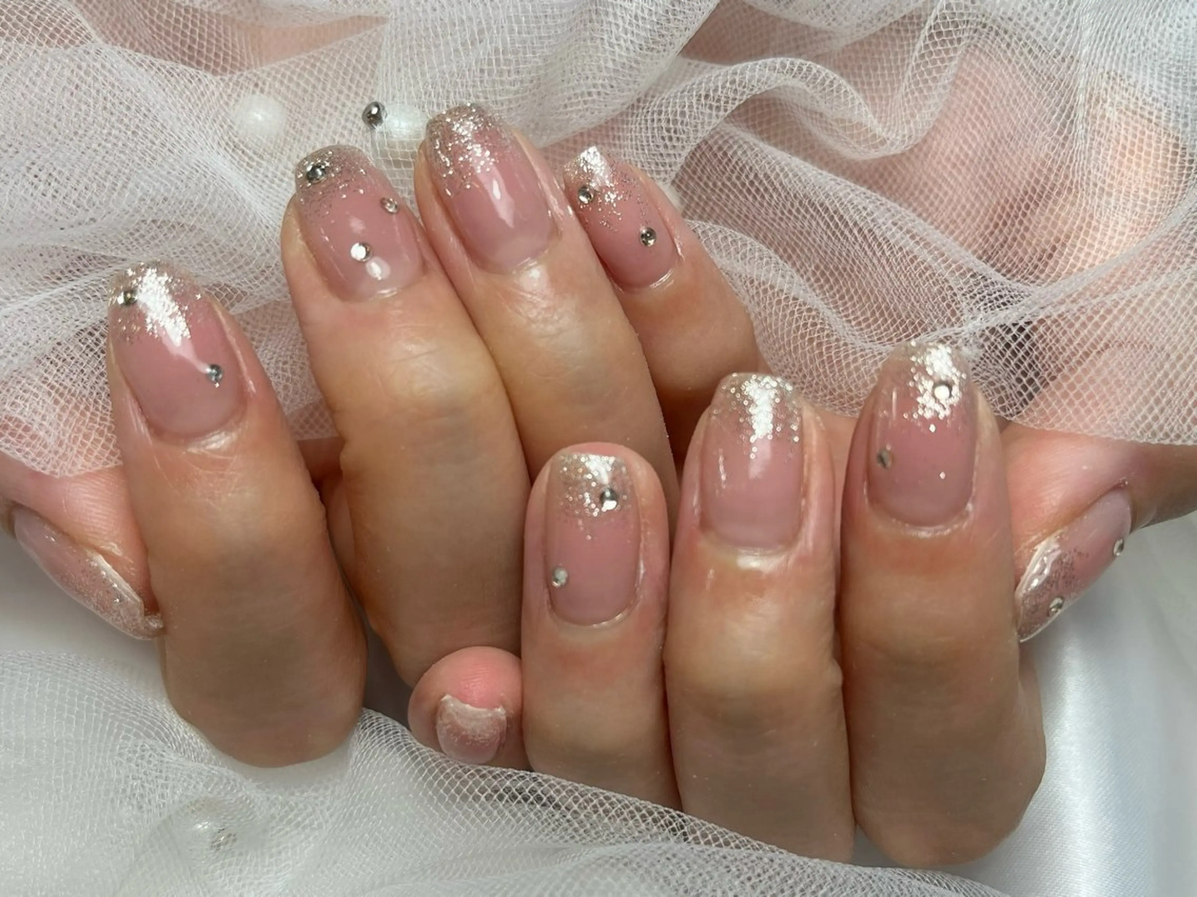 ネイル チークネイル ハンドネイル ハンドケア peTiT sayakaのネイルデザイン