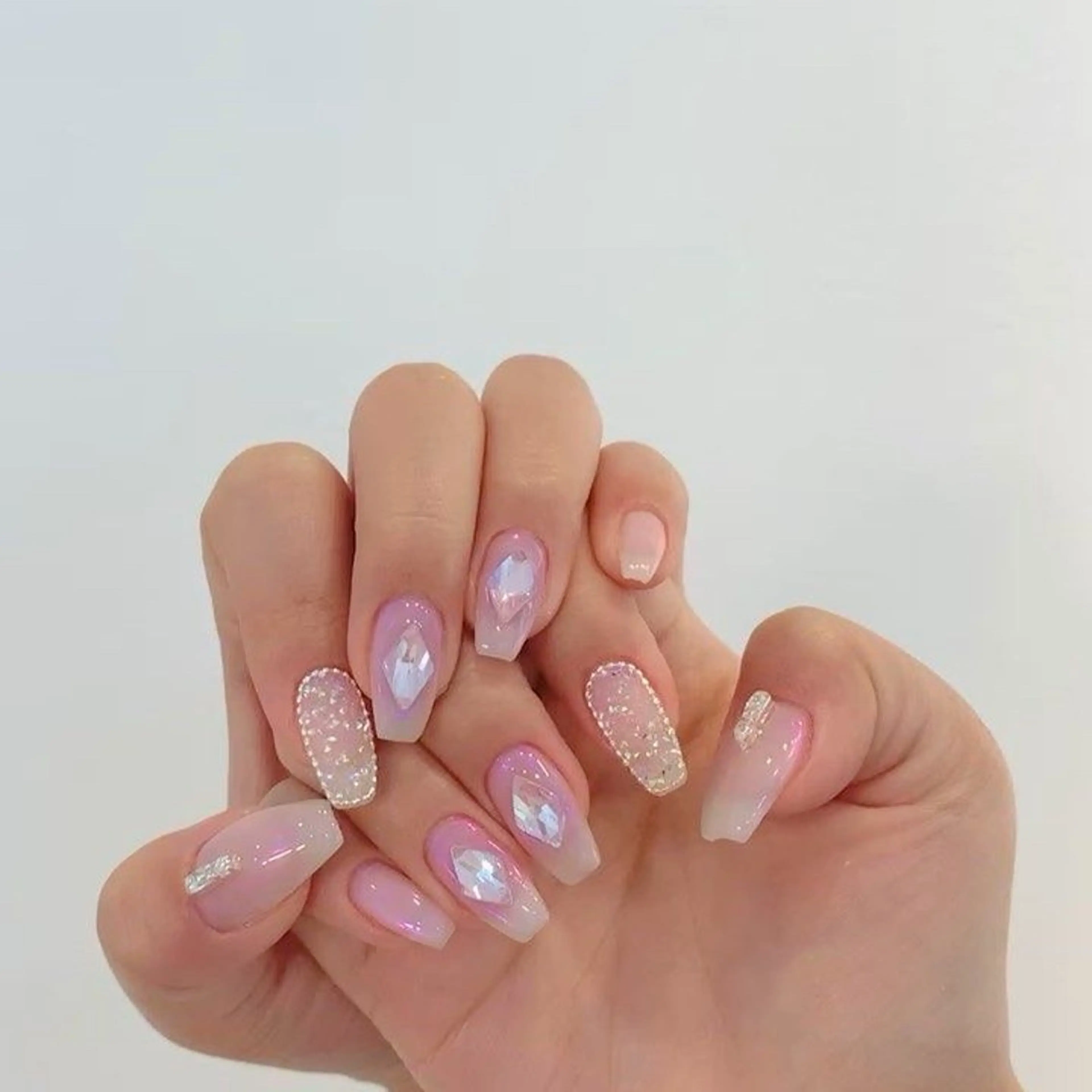 ネイル アートネイル フレンチネイル ジェルネイル 韓国ネイル 持ち込み ボニー Coco nailのネイルデザイン